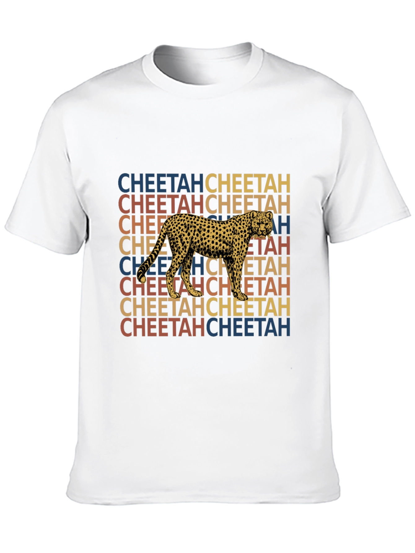 Black Cheetah Graphic Tee - Vintage Style view 10