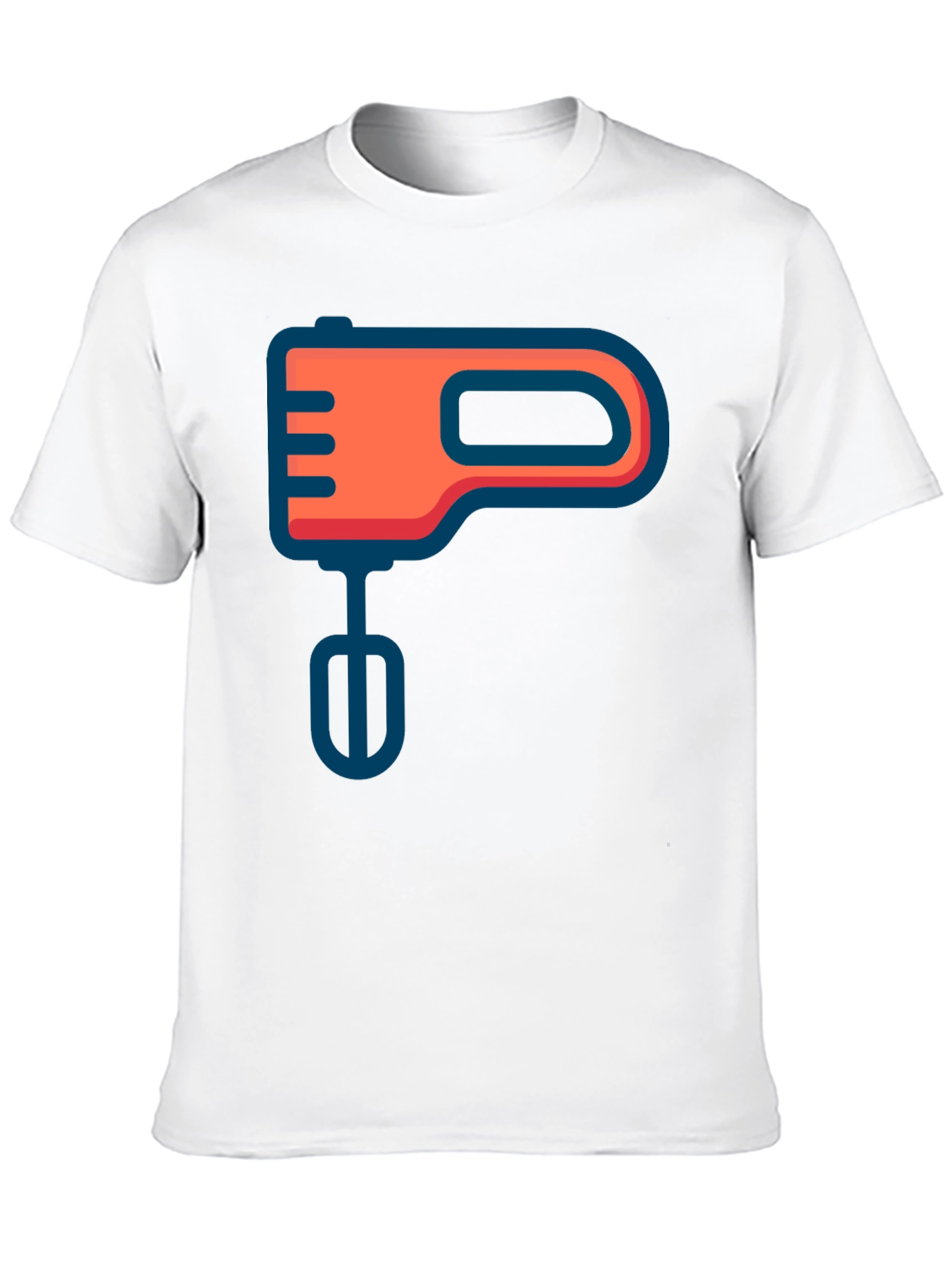 Black Mixer Graphic Tee - Black Cotton Blend view 10