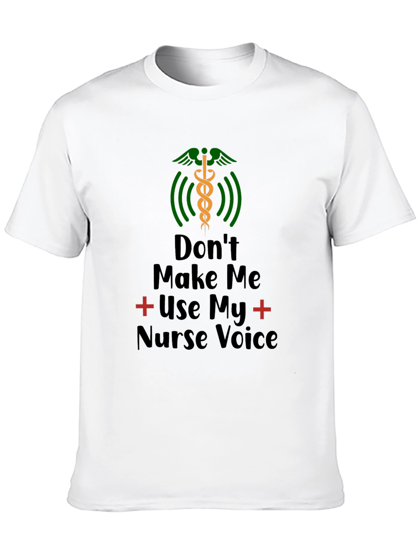 Black Don't Make Me Use My Nurse Voice T-Shirt view 10