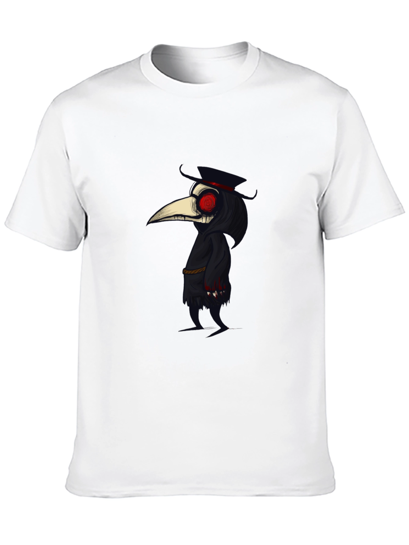 Plague Doctor Graphic Tee - Stylish Gothic Design - 10