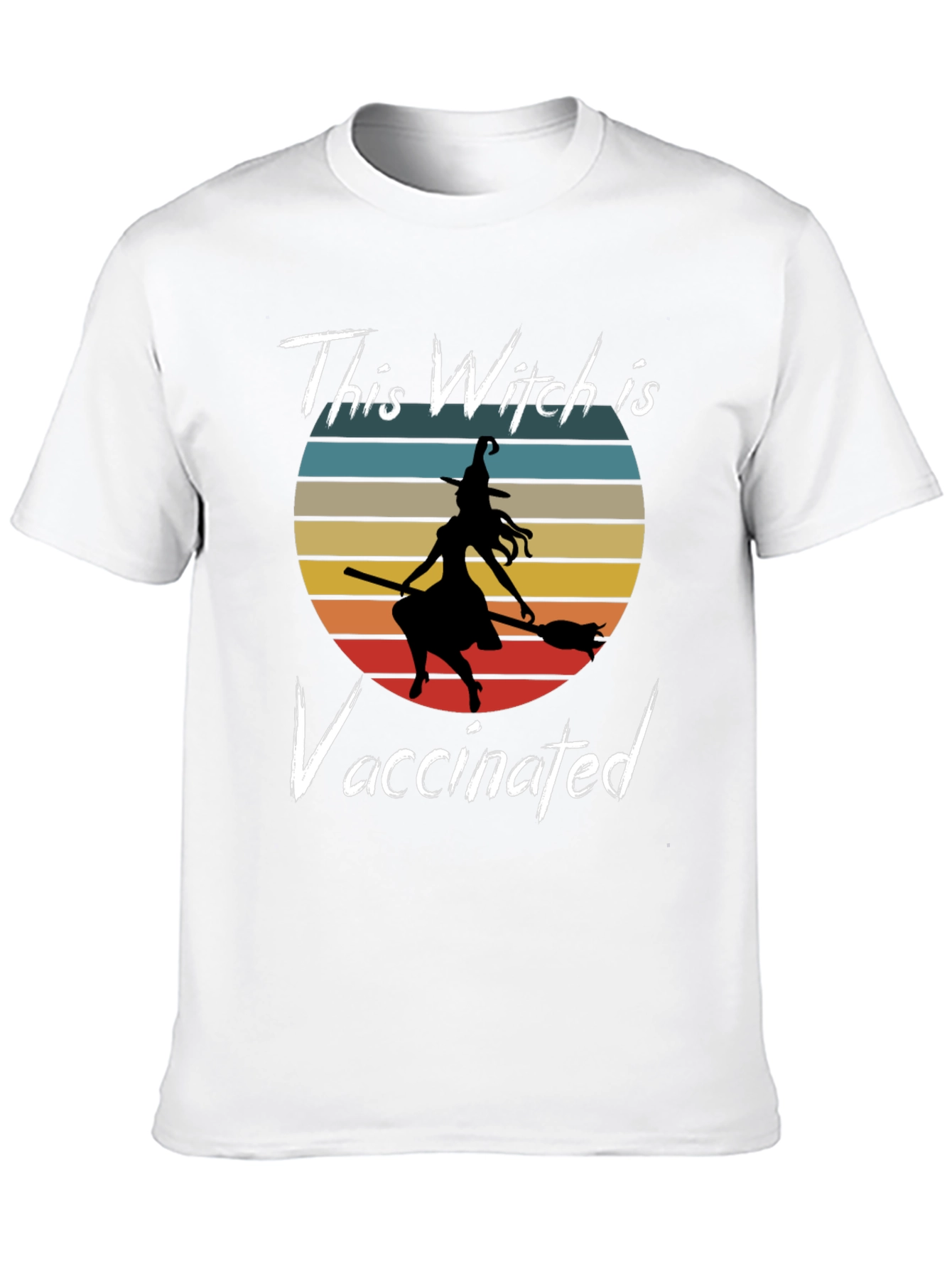 Vaccinated Witch Graphic T-Shirt - 10