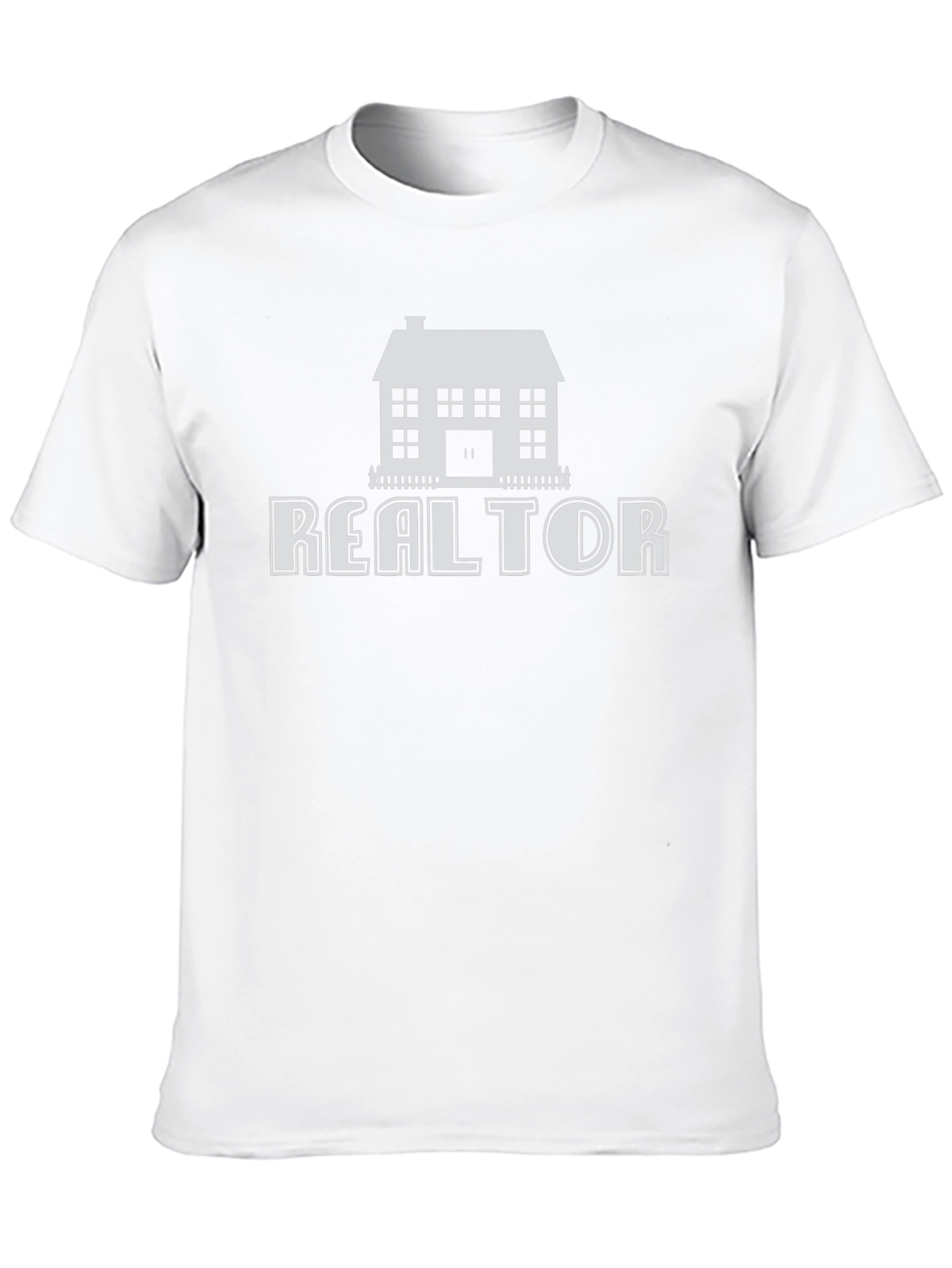 Black Realtor House T-Shirt - Black, Novelty Design view 10