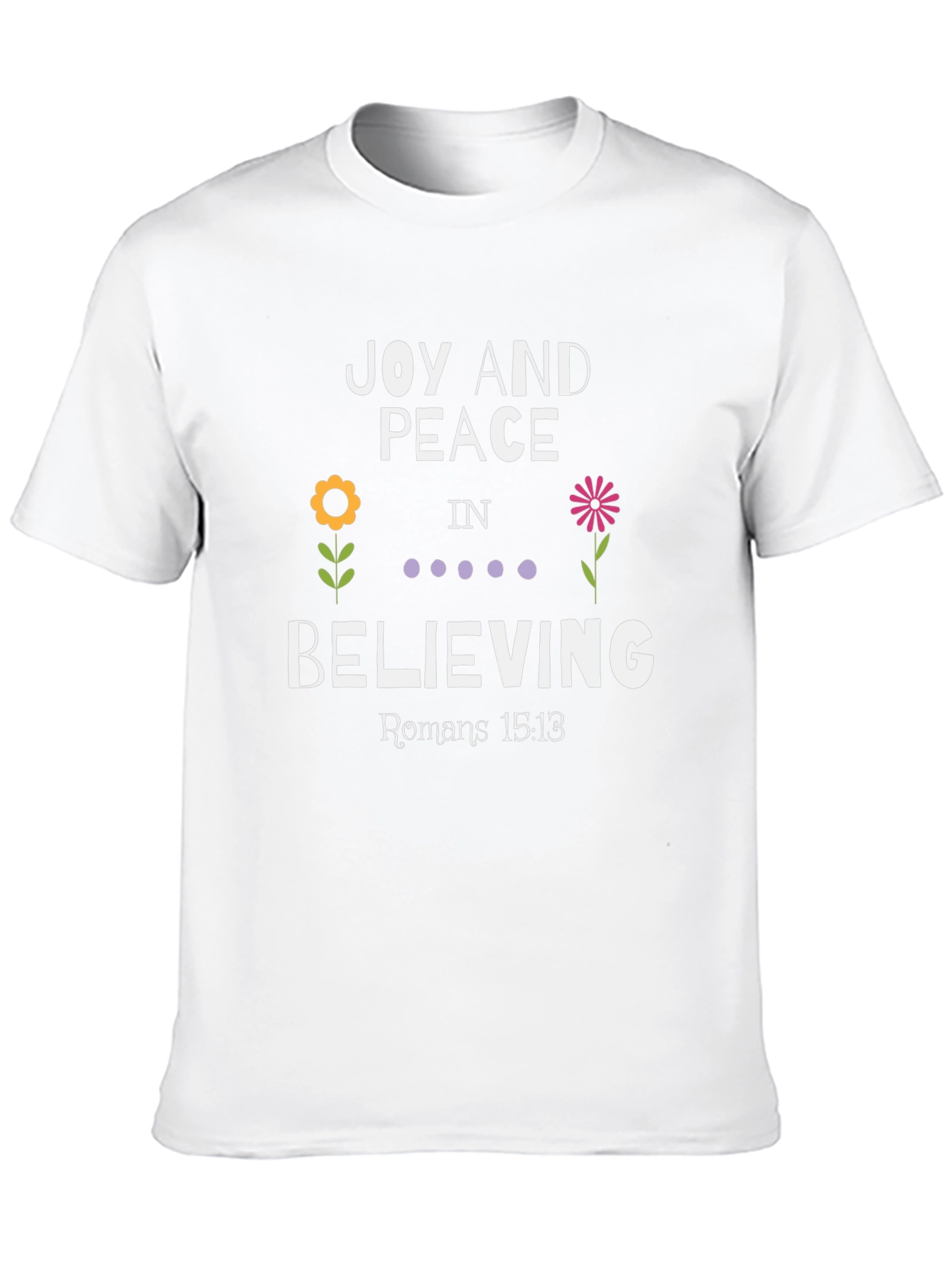 Black Joy and Peace in Believing Graphic Tee view 10