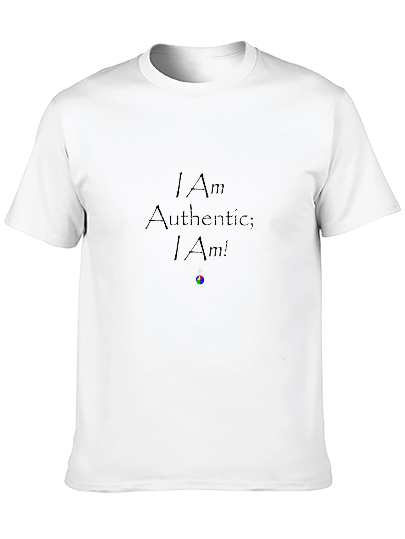 Black Authentic I Am T-Shirt - Black view 10