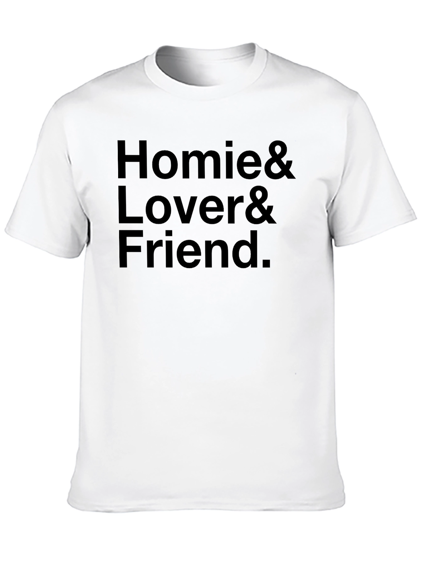 Black Homie Lover Friend Black T-Shirt view 10