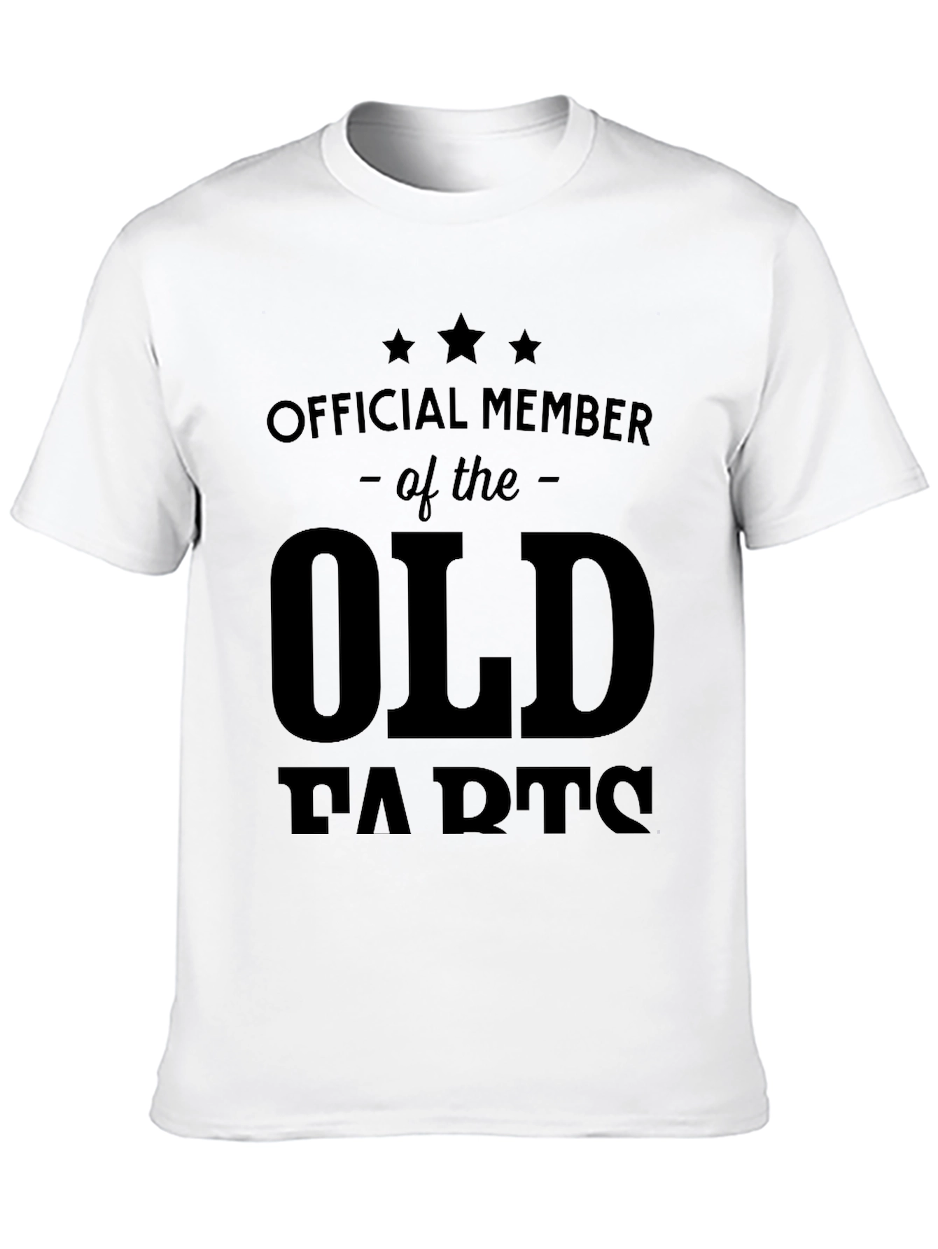 Black Official Member of the Old Farts T-Shirt view 10