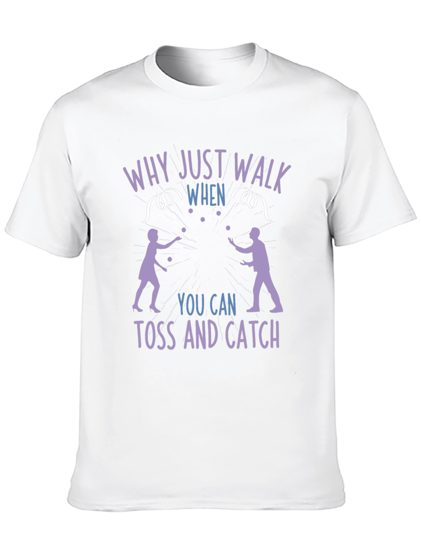Black Juggling Fun T-Shirt - Why Just Walk? view 10