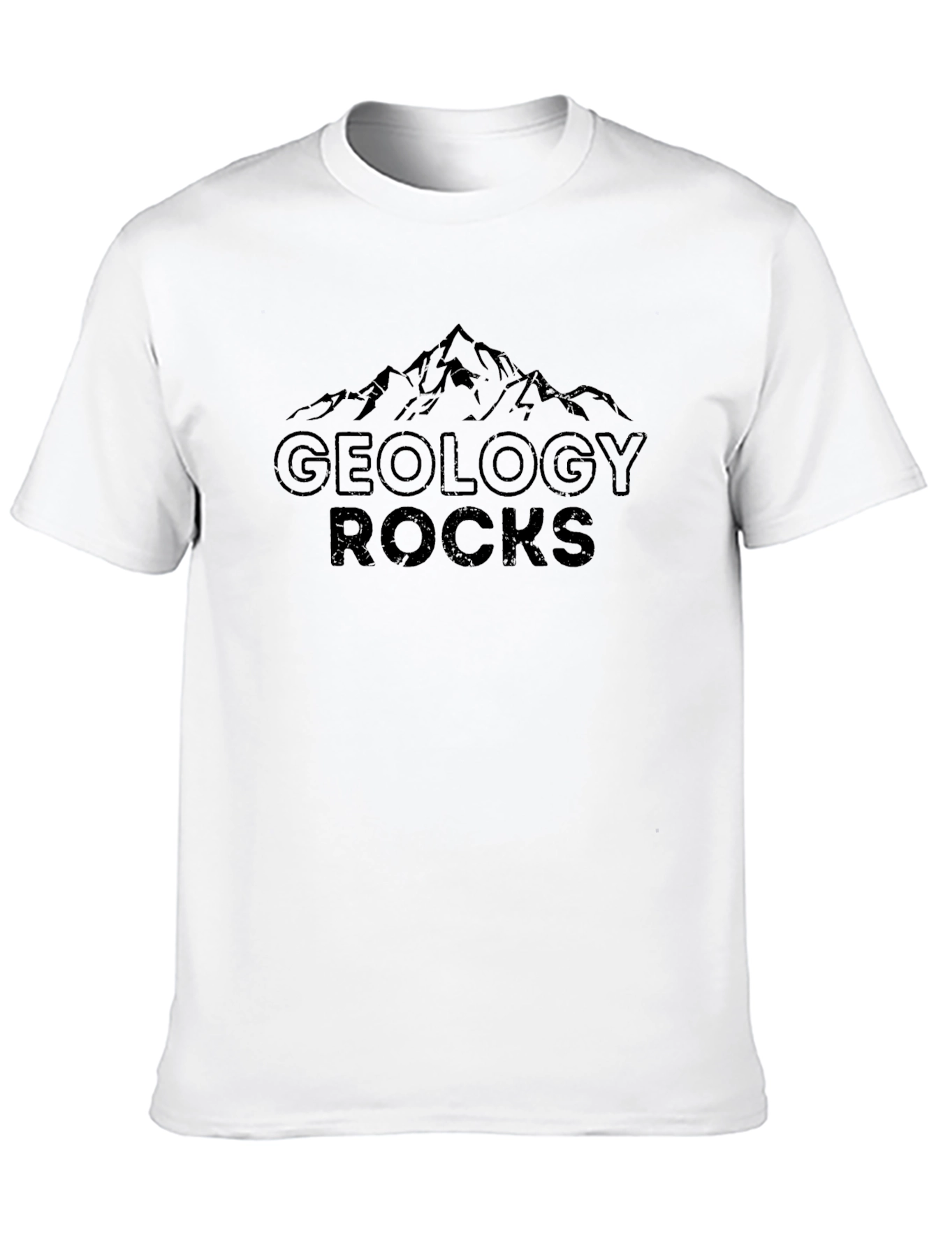 Black Geology Rocks T-Shirt - Mountain Graphic Tee view 10