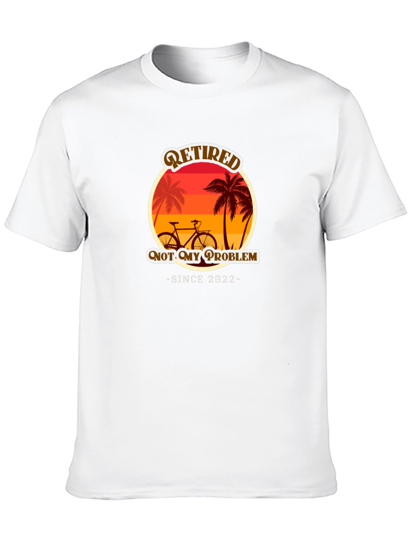 Black Retired Not My Problem T-Shirt - Since 2022 view 10