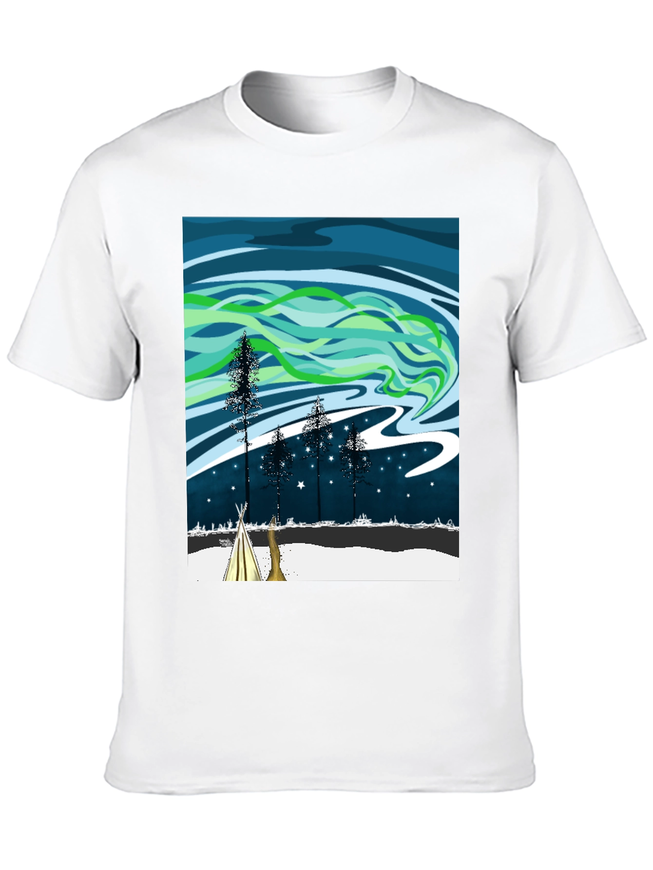 Northern Lights Graphic Tee - 10