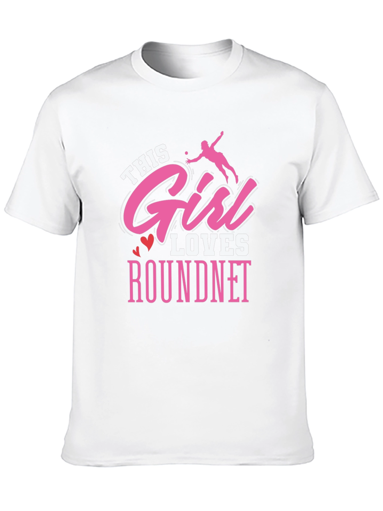 Roundnet Lover Tee - This Girl Loves Roundnet Graphic T-Shirt - 10