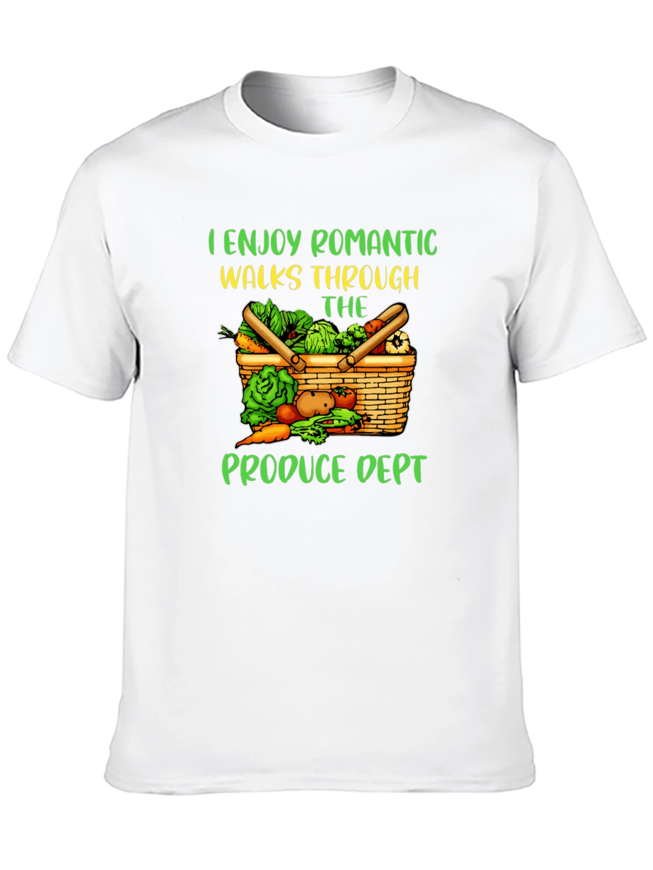 Black Romantic Walks Produce Dept T-Shirt view 10