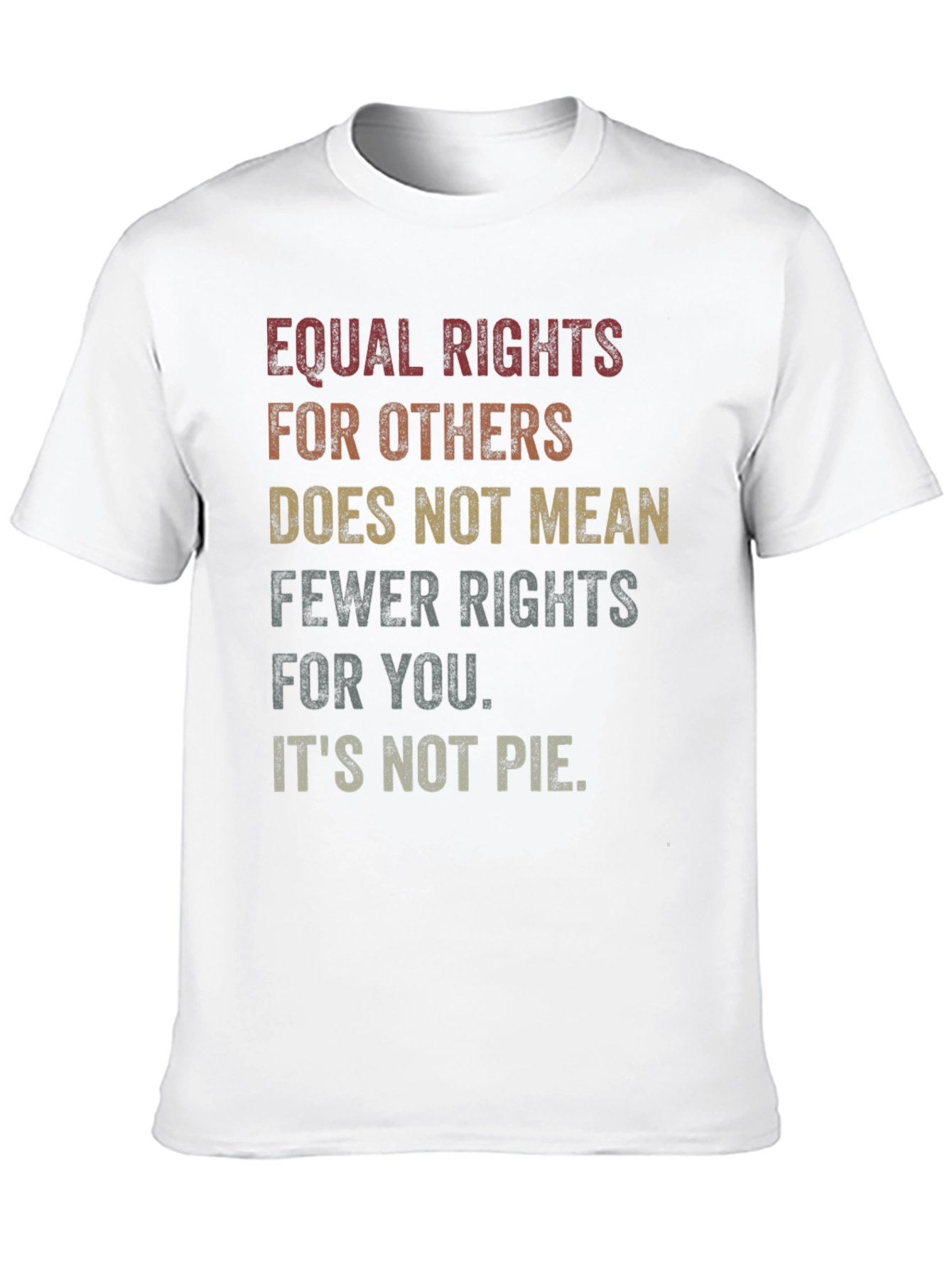 Black Equal Rights Graphic Tee - Black Unisex view 10