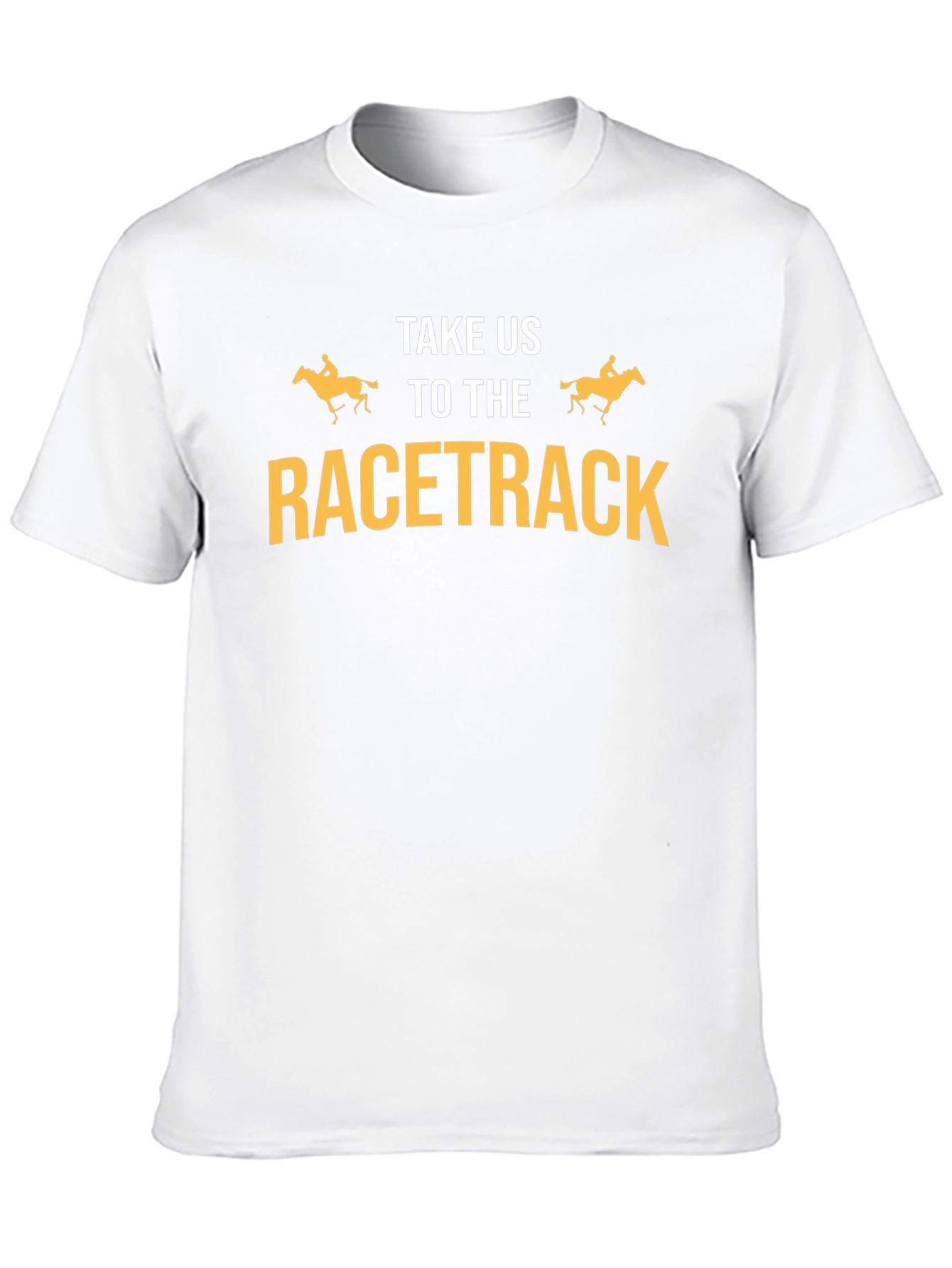 Black Take Us To The Racetrack Black Graphic Tee view 10