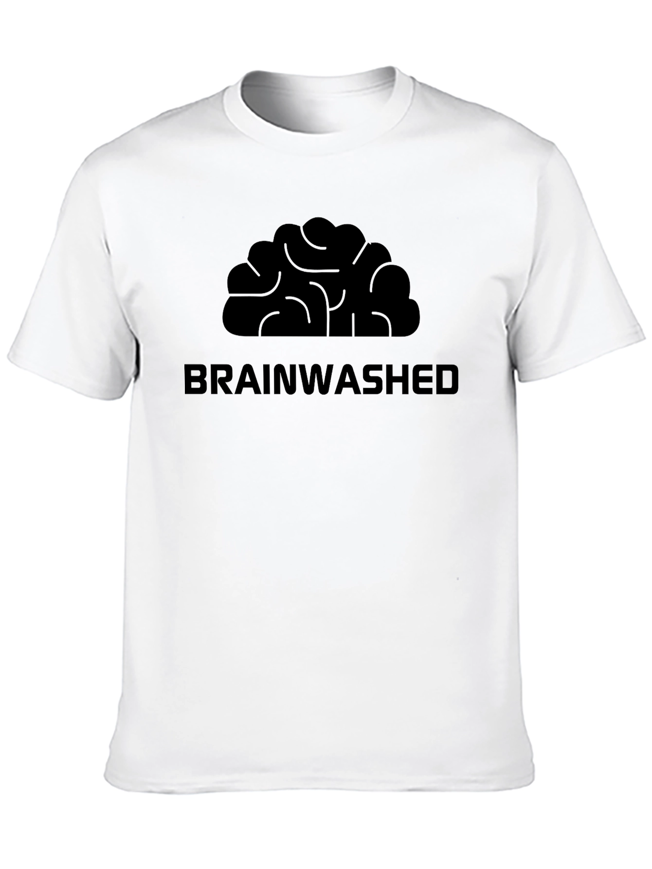 Black Brainwashed Graphic Tee - Stylish Casual Wear view 10