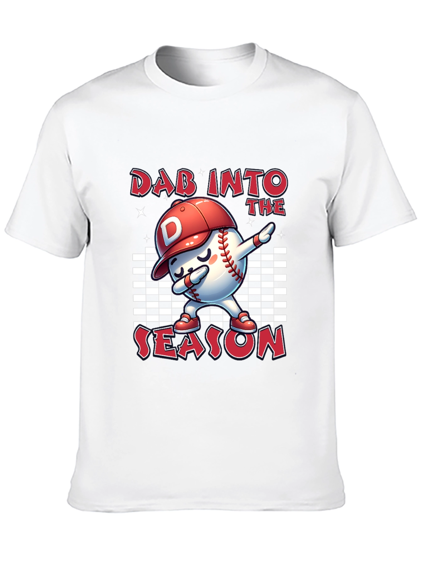 Black Dab Into The Season Baseball T-Shirt view 10