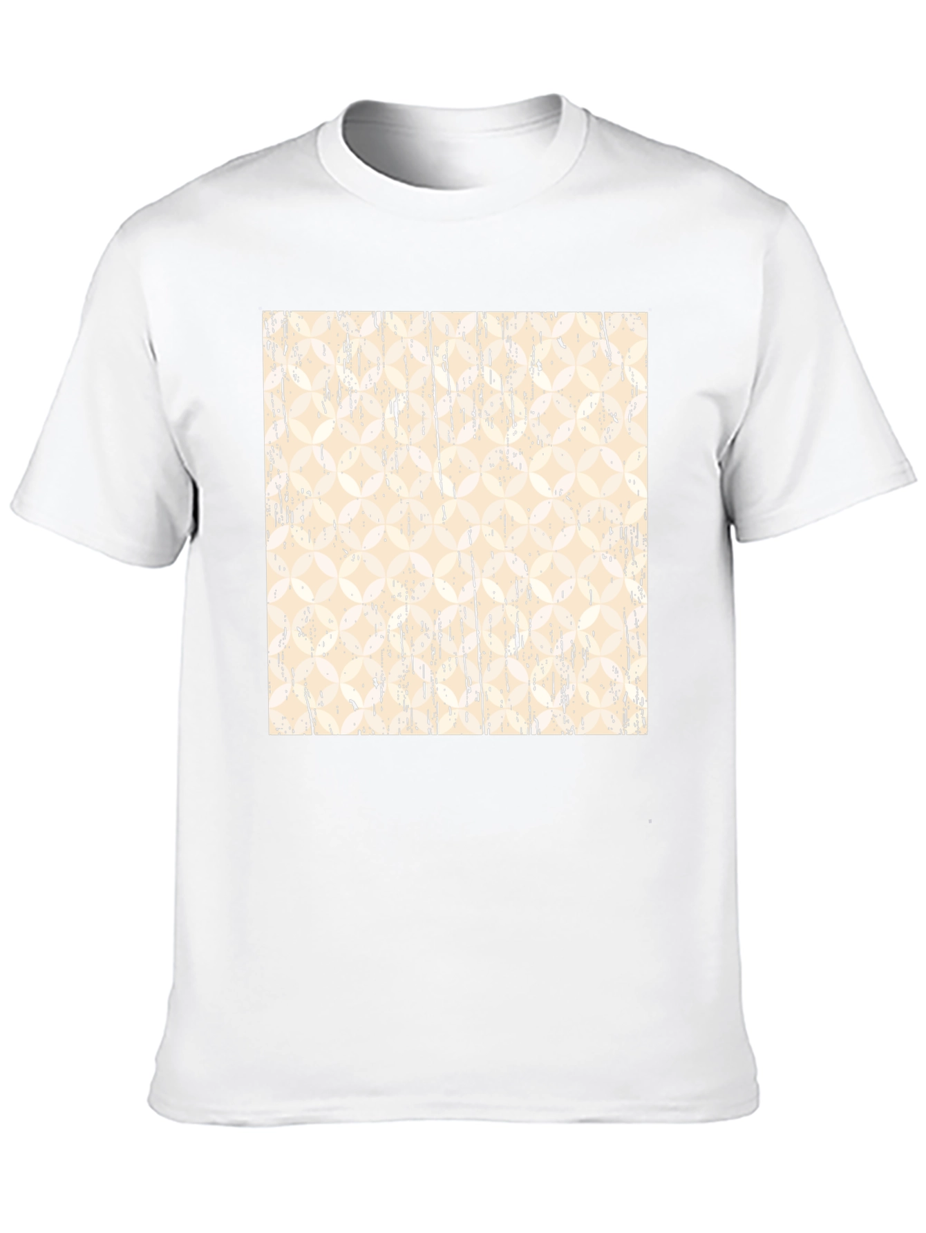 Black Modern Pattern Black T-Shirt view 10