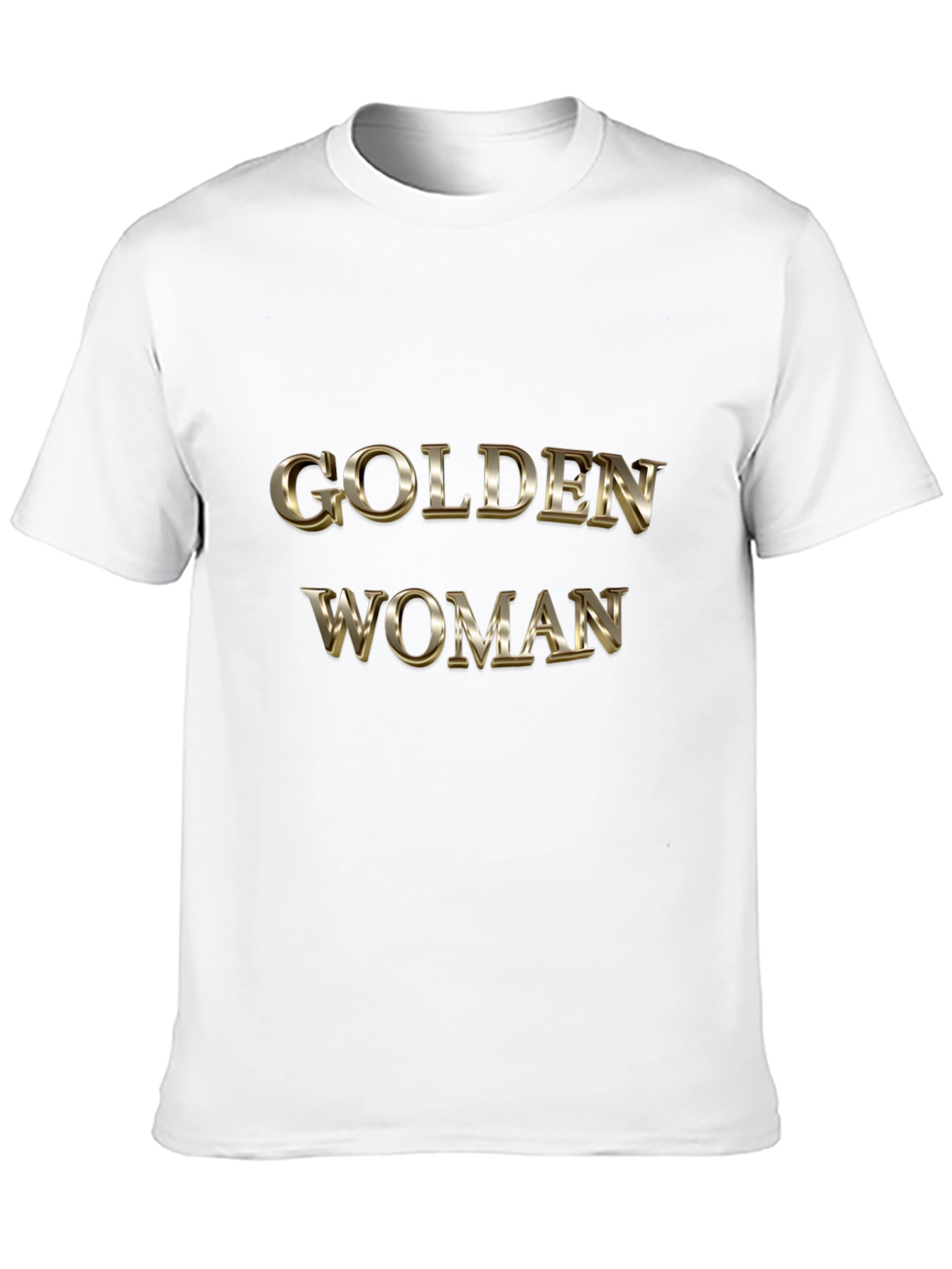 Black Golden Woman Graphic Black T-Shirt view 10