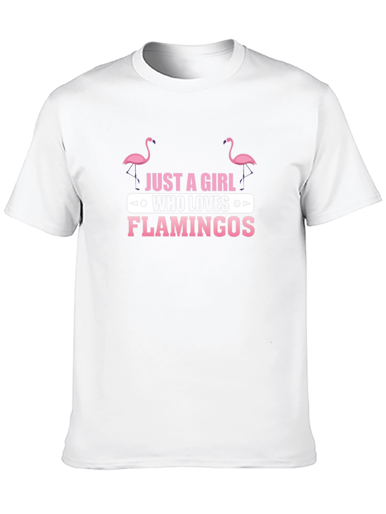 Black Flamingo Lover Tee - Just A Girl Who Loves Flamingos view 10