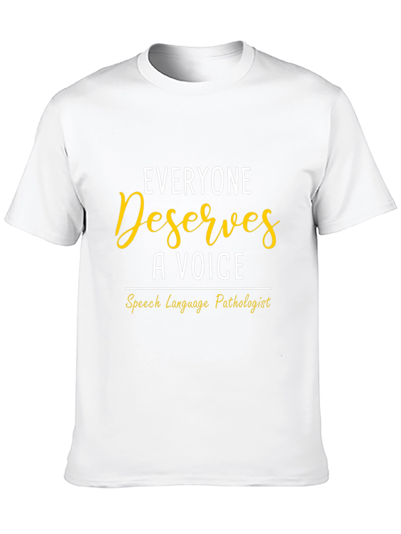 Black Speech Language Pathologist T-Shirt: Everyone Deserves a Voice view 10