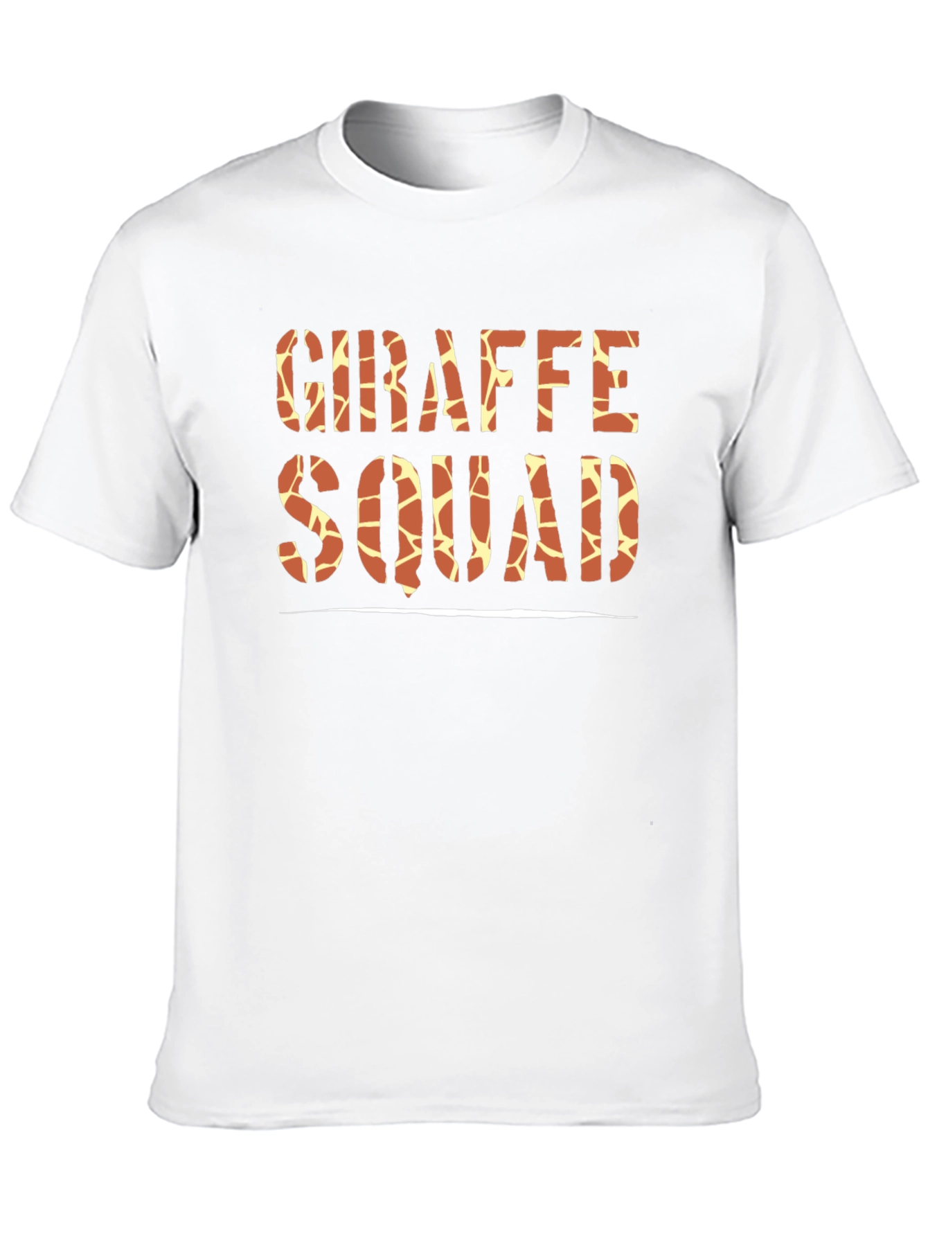 Black Giraffe Squad Graphic Tee - Black Cotton Crew Neck T-Shirt view 10