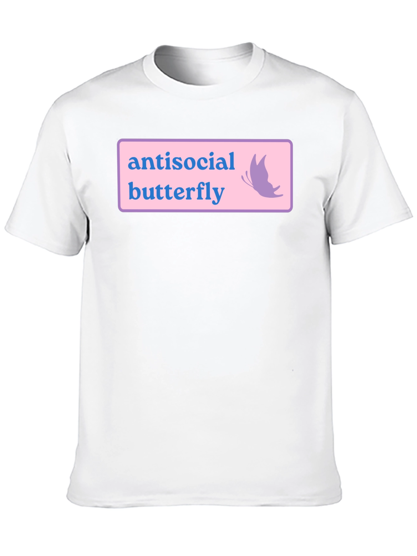 Black Antisocial Butterfly Graphic Tee - Black view 10