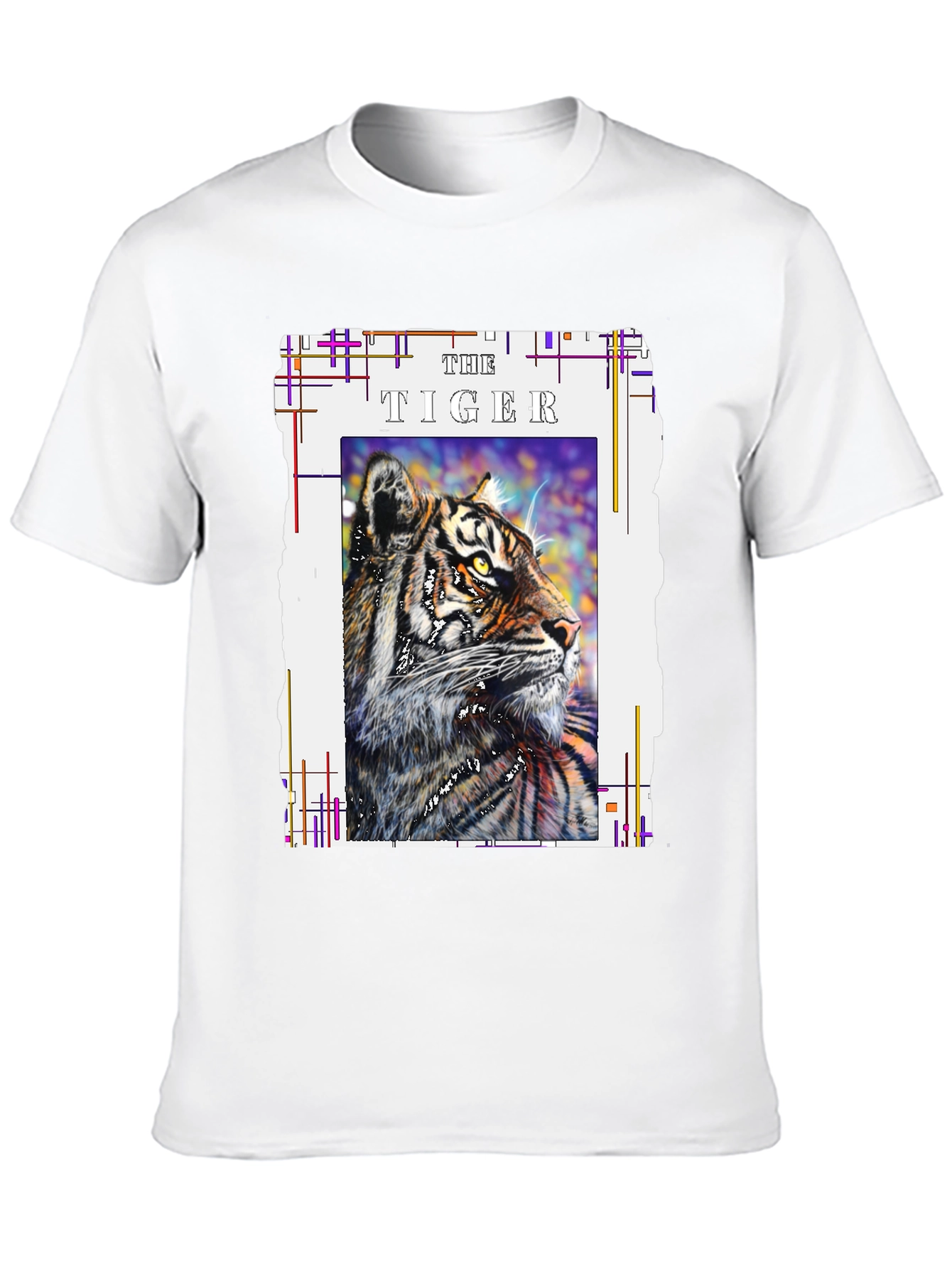 Black The Tiger Graphic T-Shirt view 10