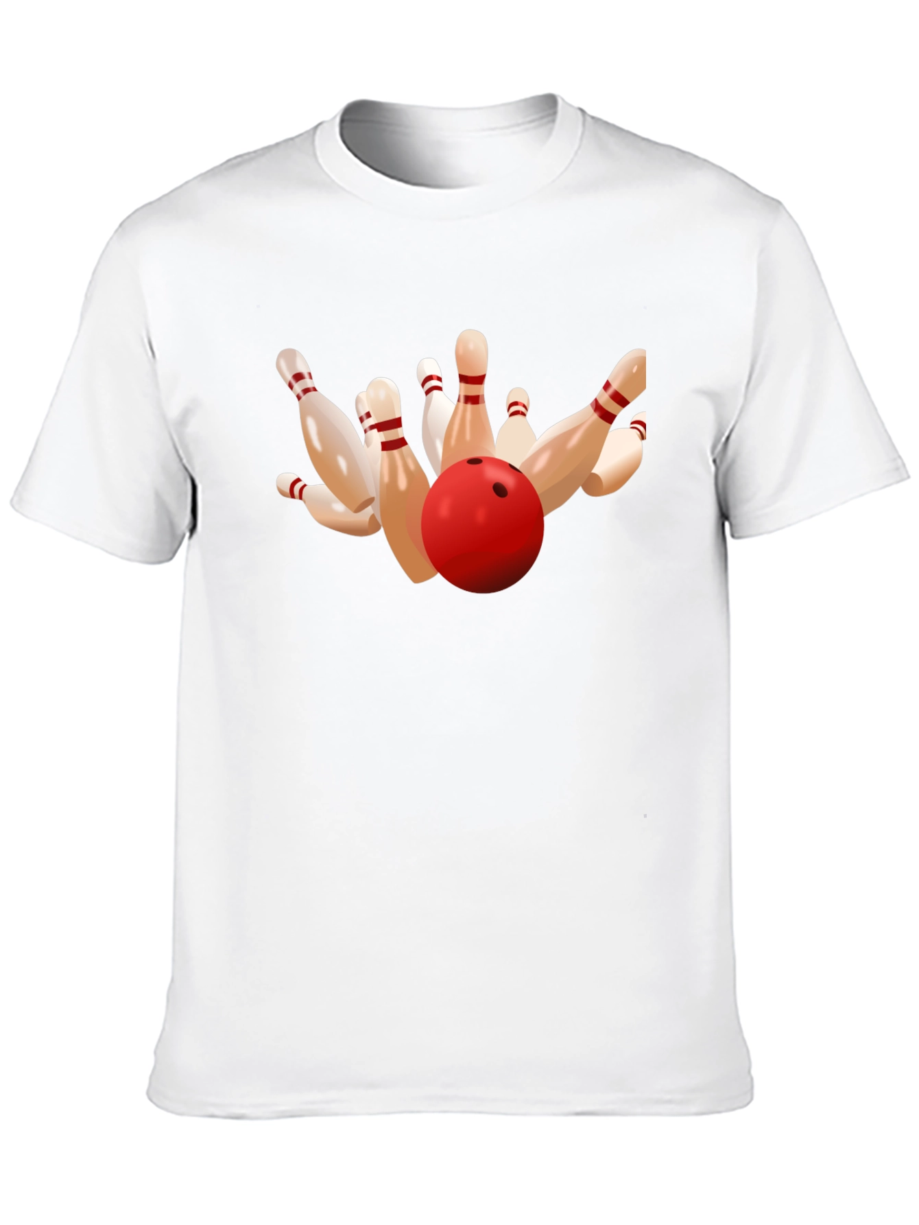 Black Bowling Strike Graphic Tee - Black view 10