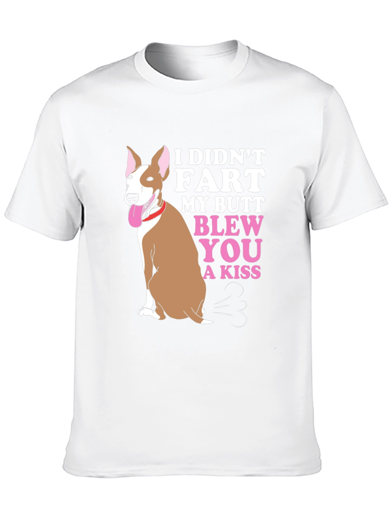 Black Funny Dog "I Didn't Fart" Graphic Tee view 10