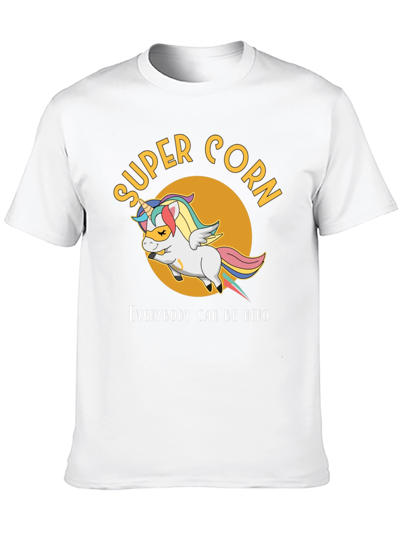 Black Super Corn Hero T-Shirt view 10