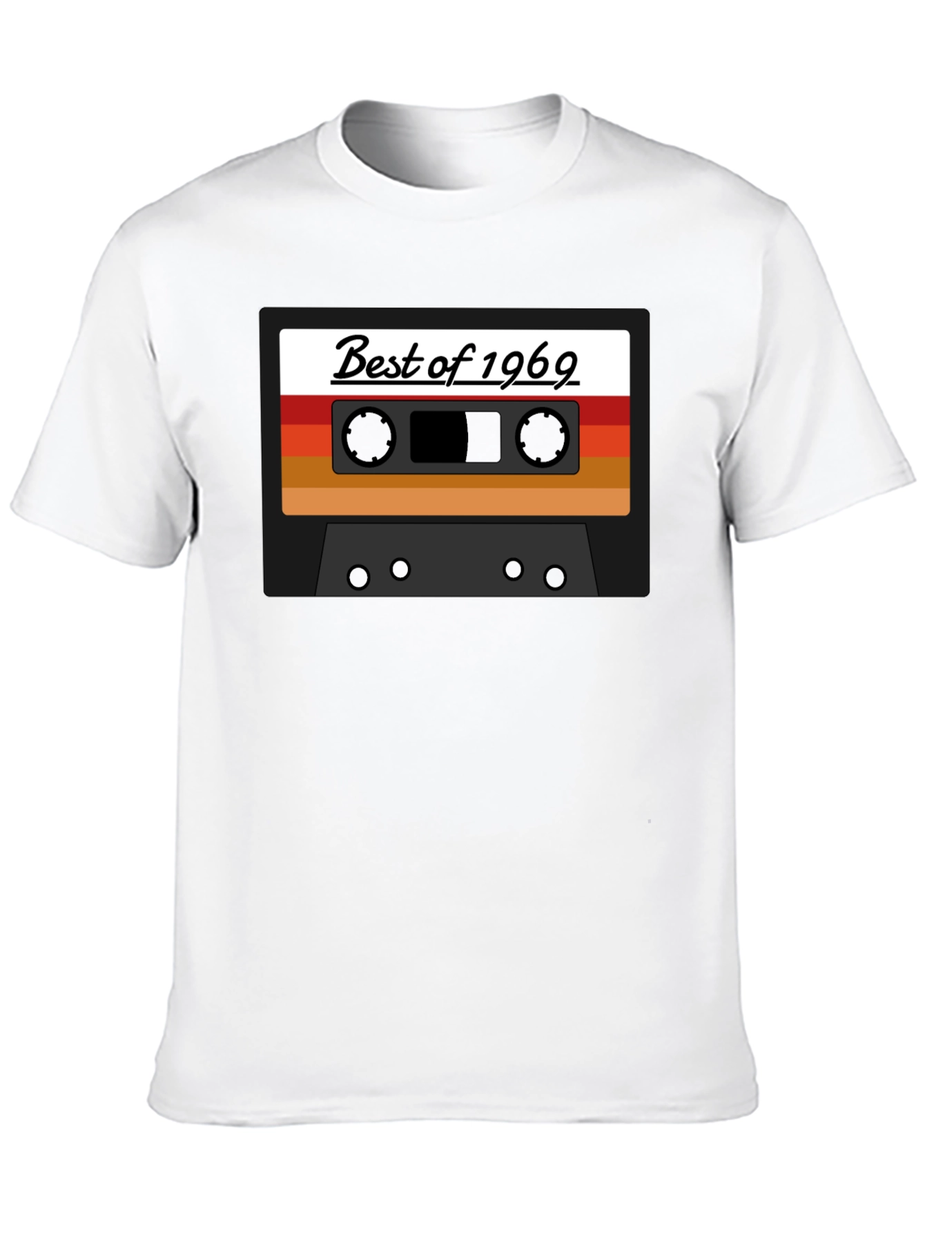 Black Best of 1969 Cassette Tape Graphic Tee view 10