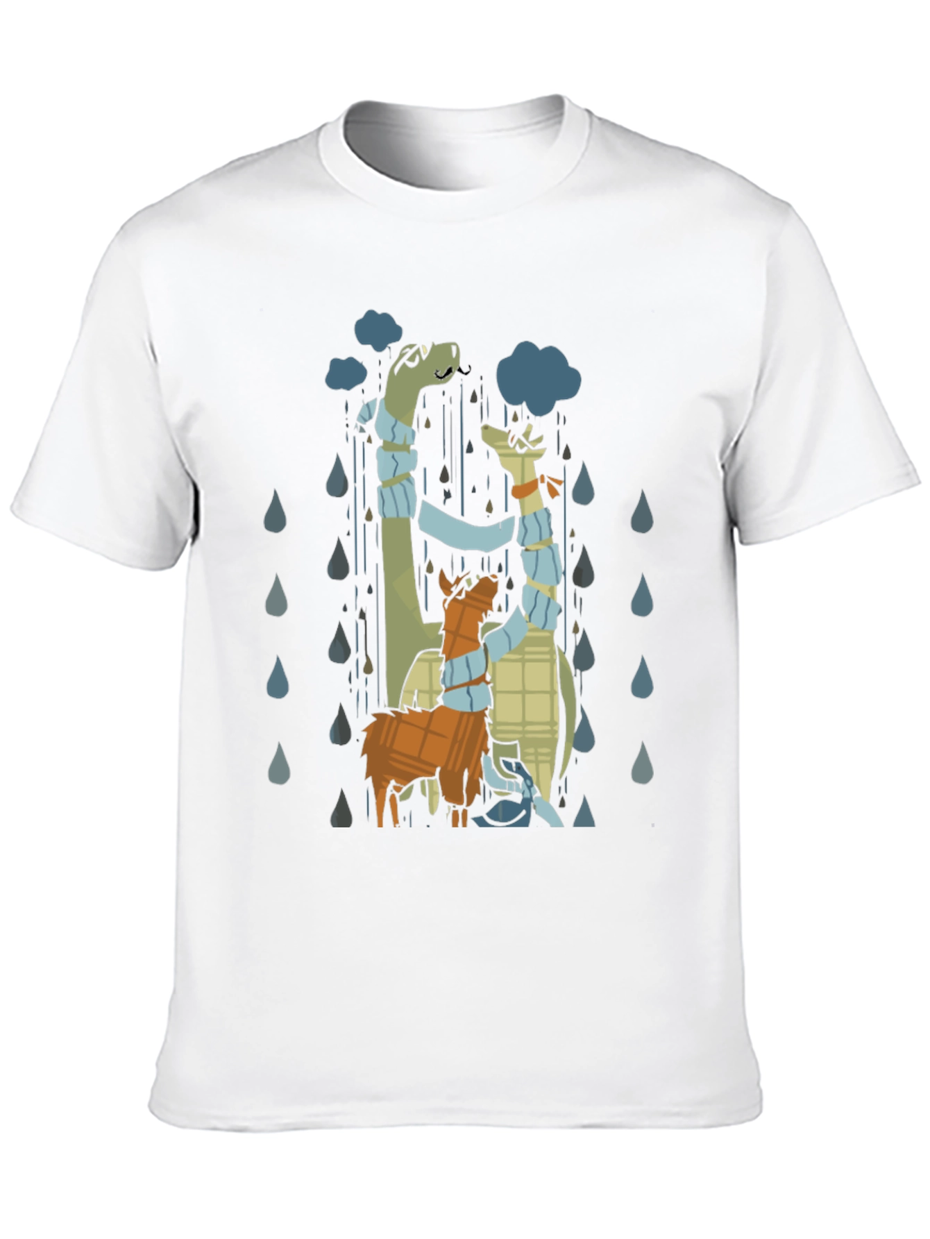 Black Rainy Day Animal Trio T-Shirt view 10
