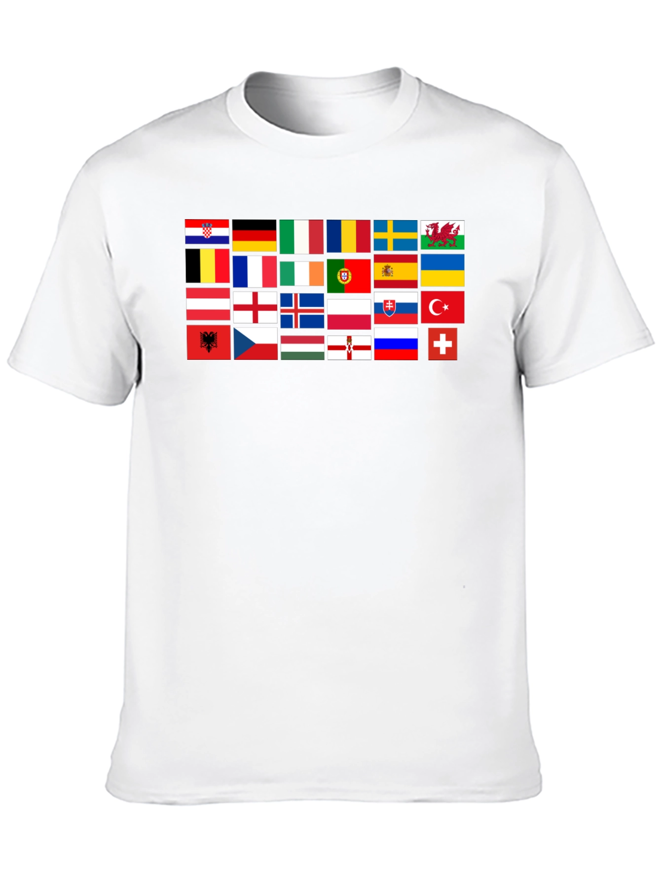 Flags of Europe Graphic T-Shirt - 10
