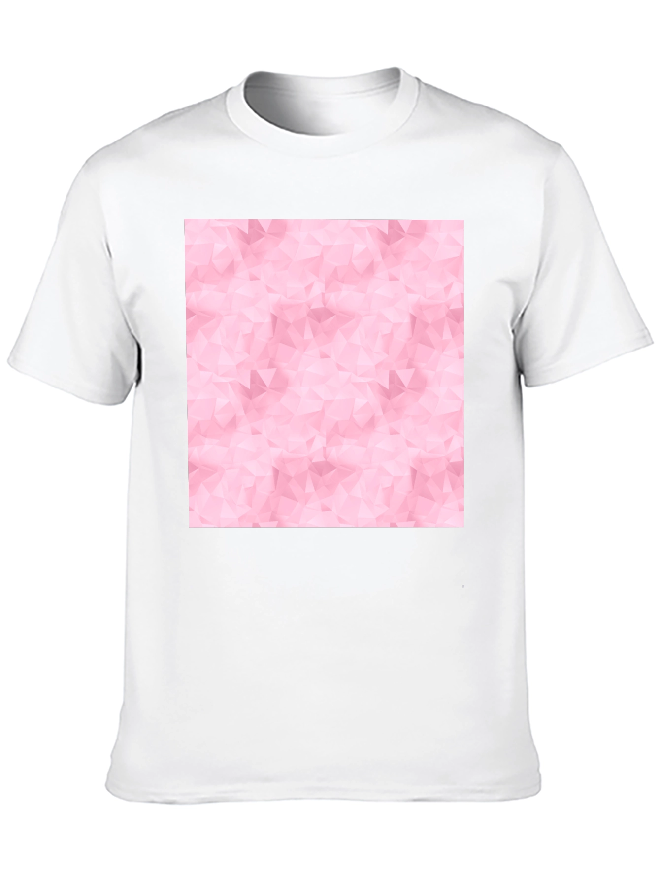 Black Abstract Pink Pattern Black T-Shirt view 10