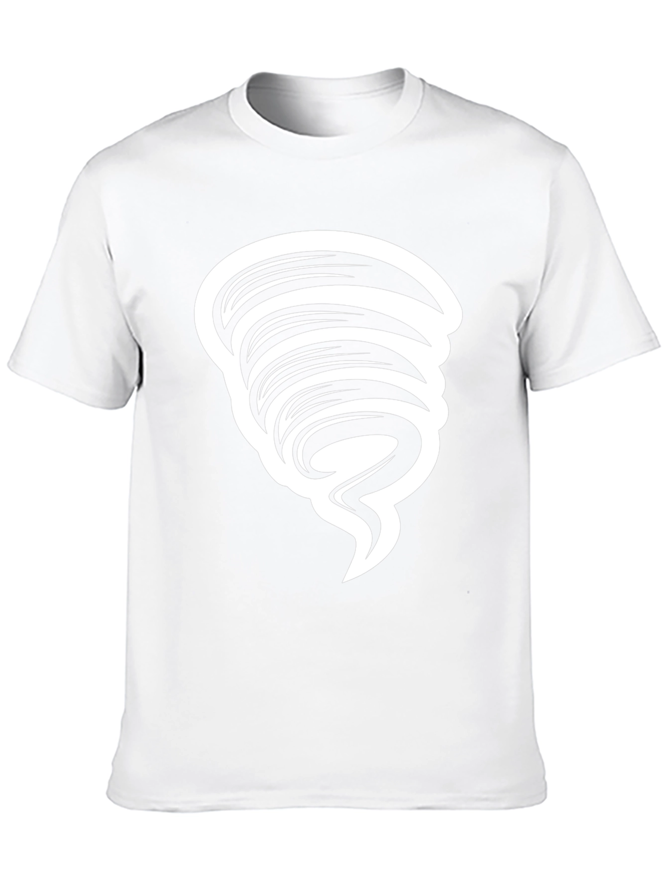 Black Tornado Graphic Black T-Shirt view 10