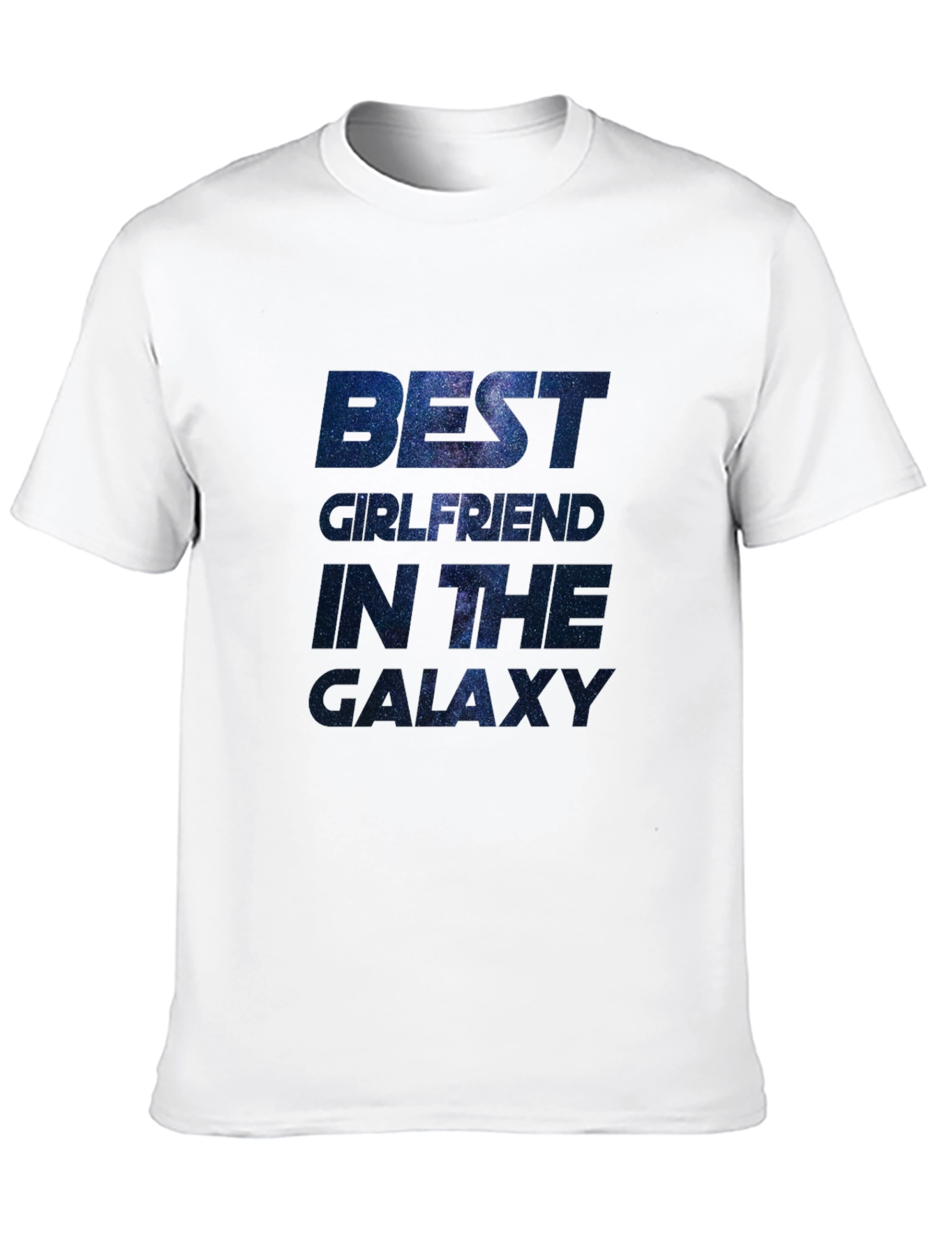 Black Best Girlfriend in the Galaxy Graphic T-Shirt - Black view 10