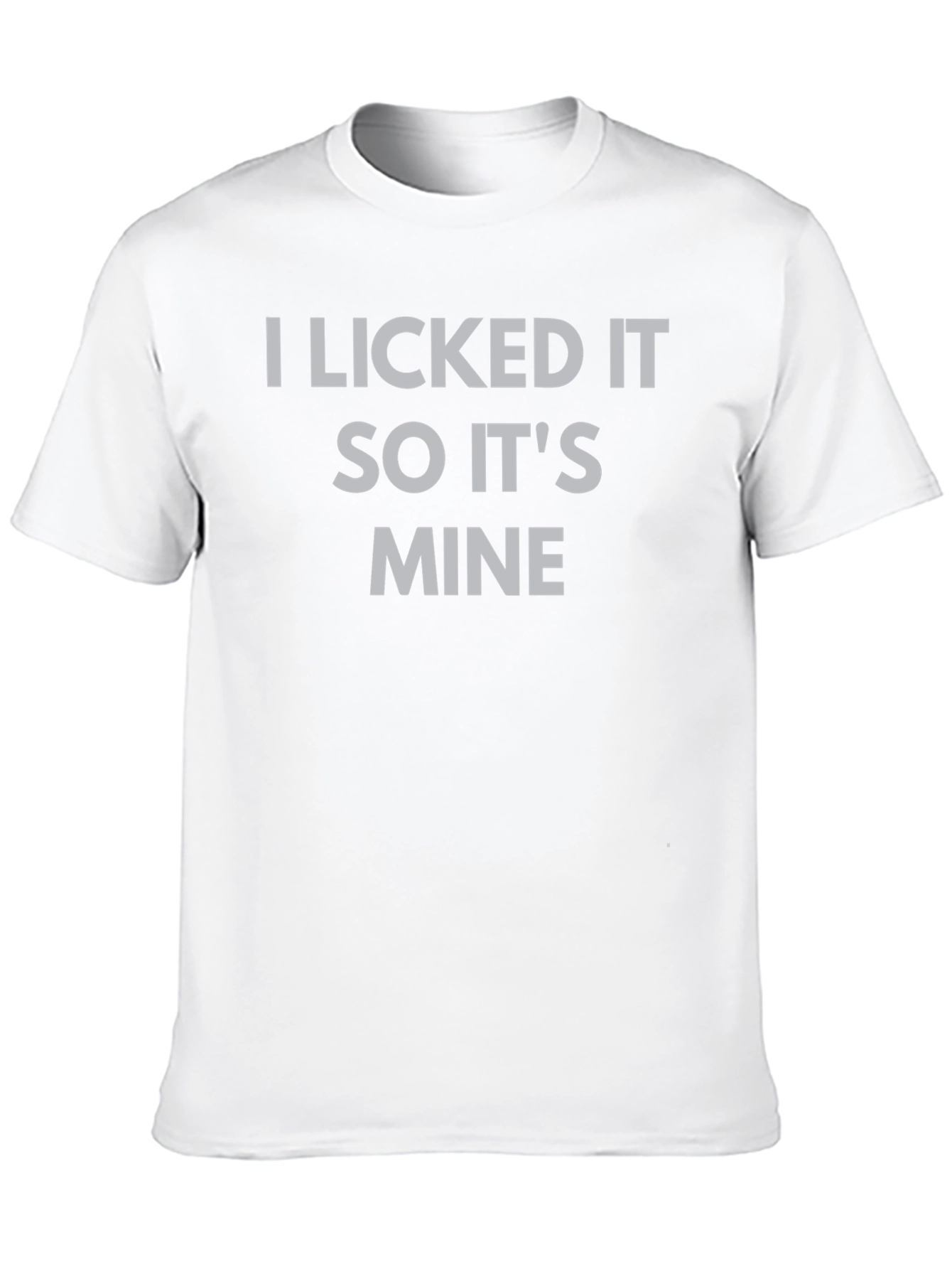 Black I Licked It So It's Mine Graphic Tee view 10