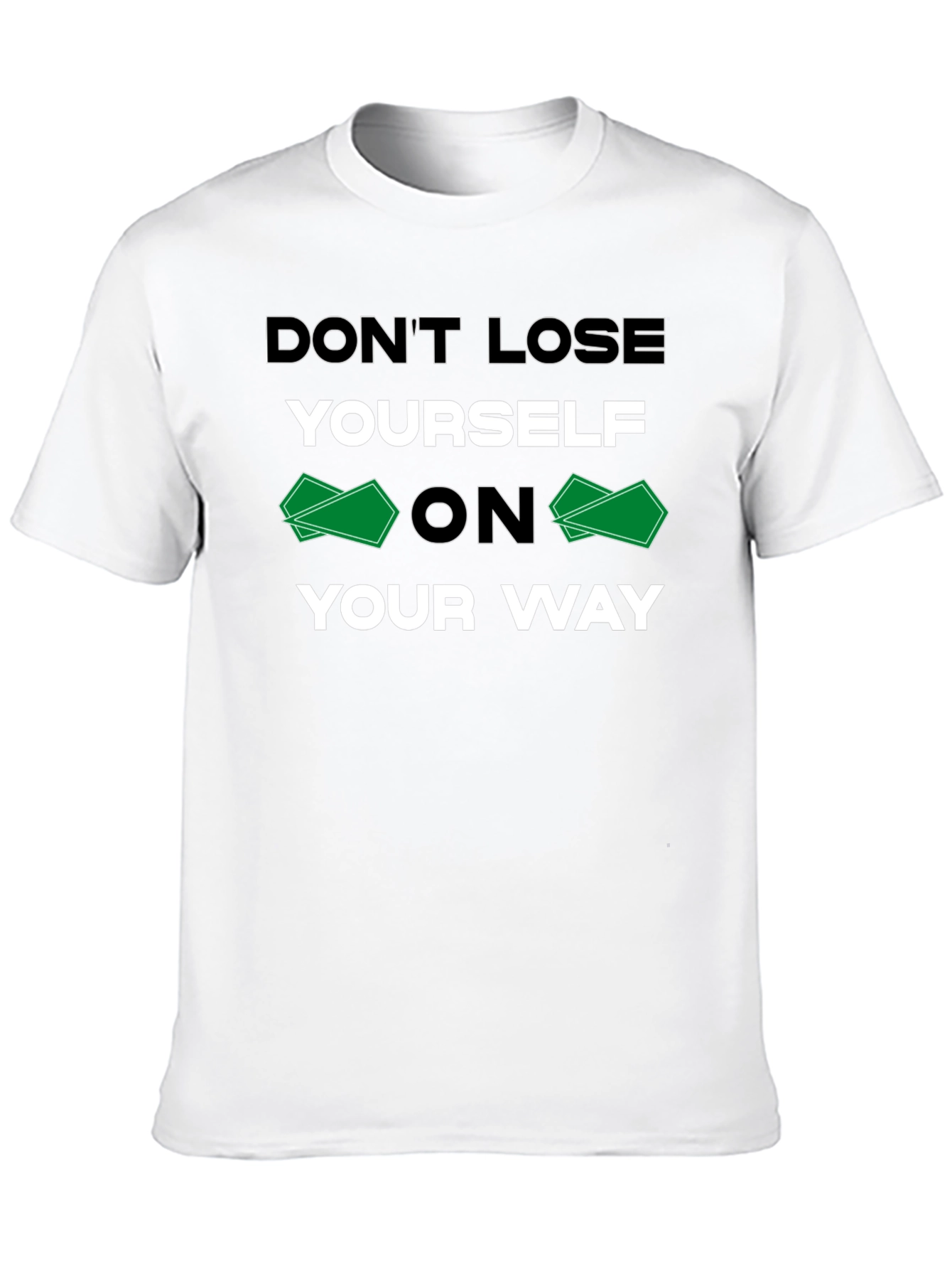 Black Don't Lose Yourself T-Shirt view 10