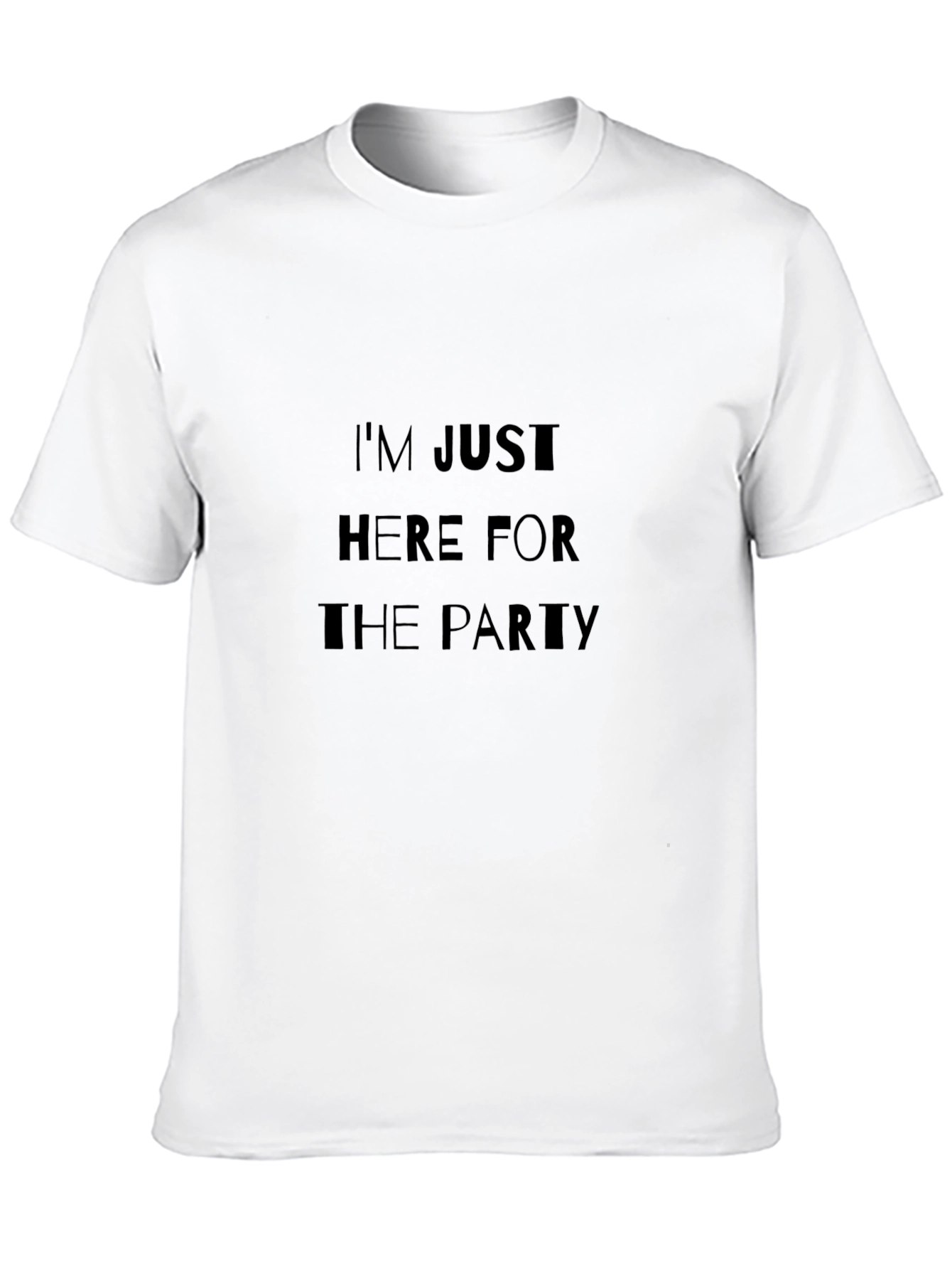 Black Party Ready: Men's Graphic T-Shirt view 10