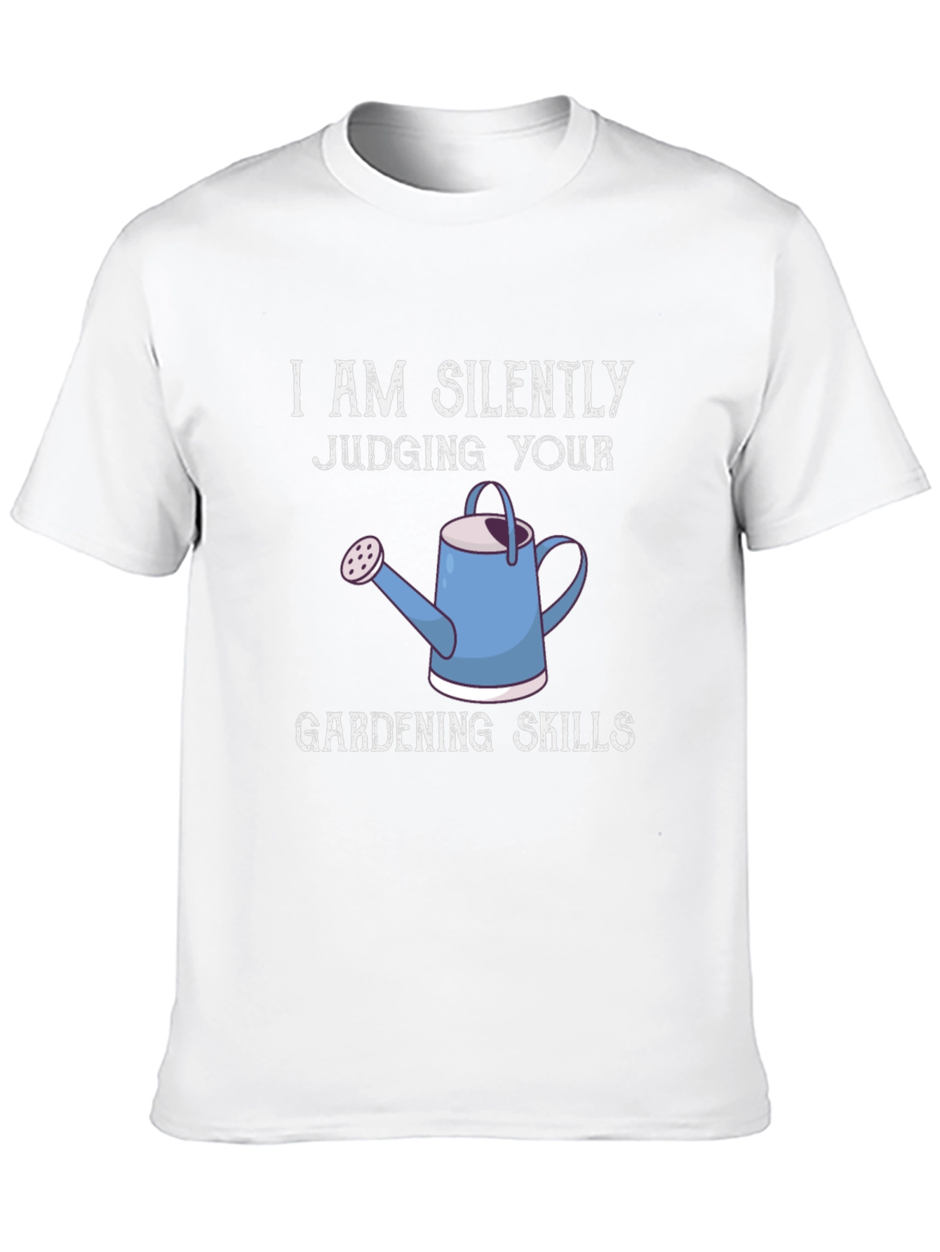 Black Silently Judging Gardening Skills T-Shirt view 10