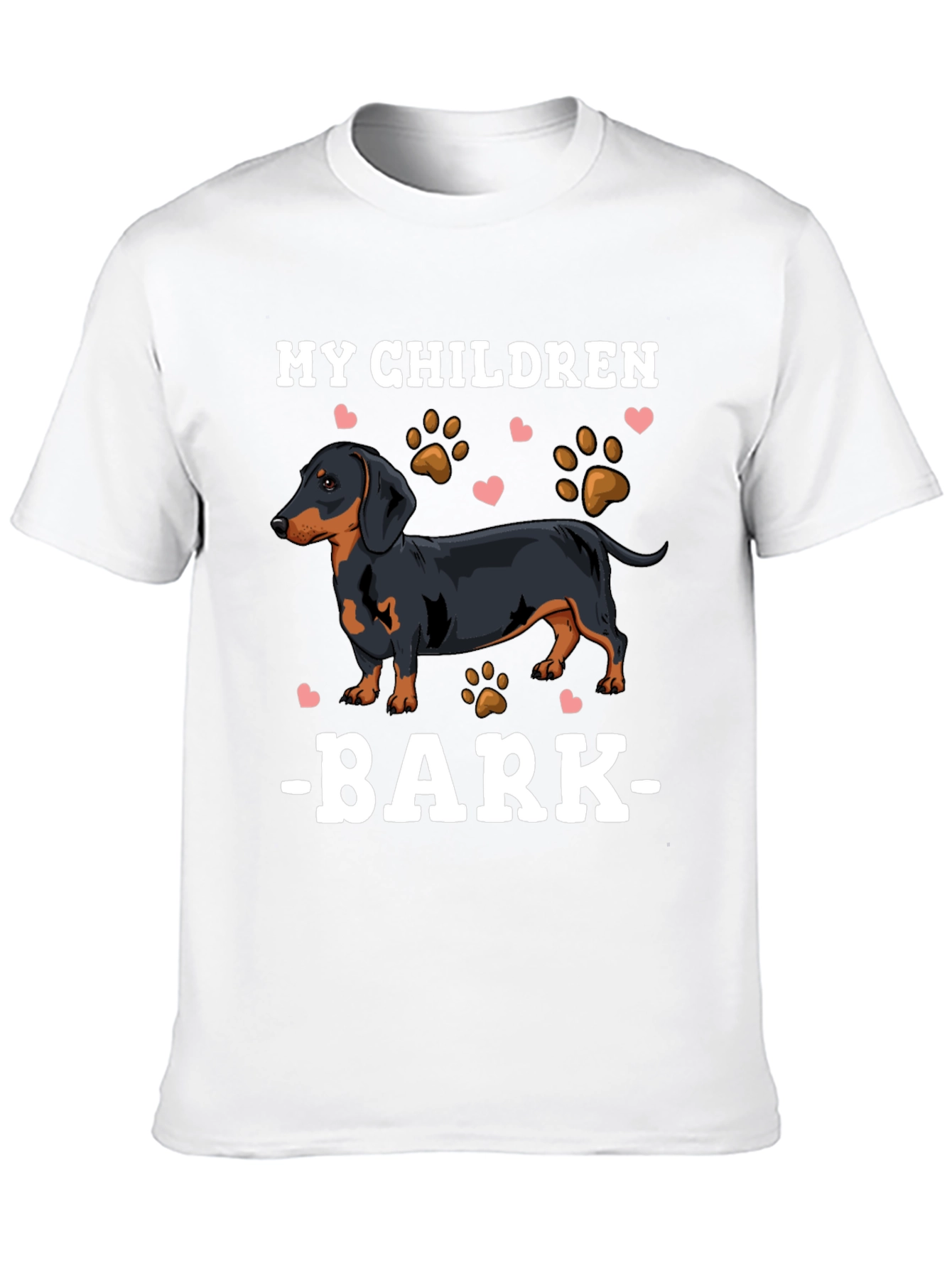 Black My Children Bark Dog Lover T-Shirt view 10