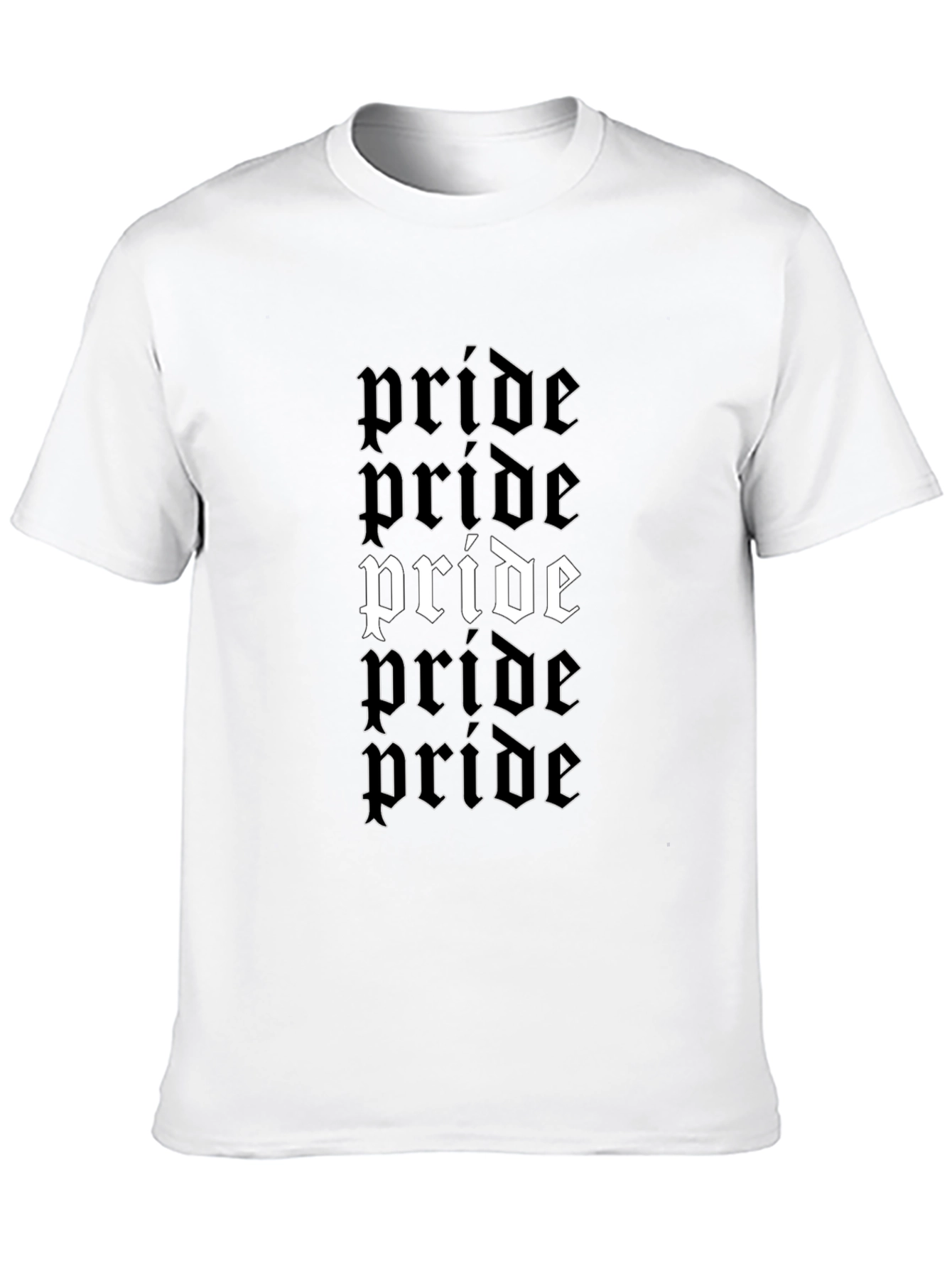 Black Pride Graphic Print Black T-Shirt view 10