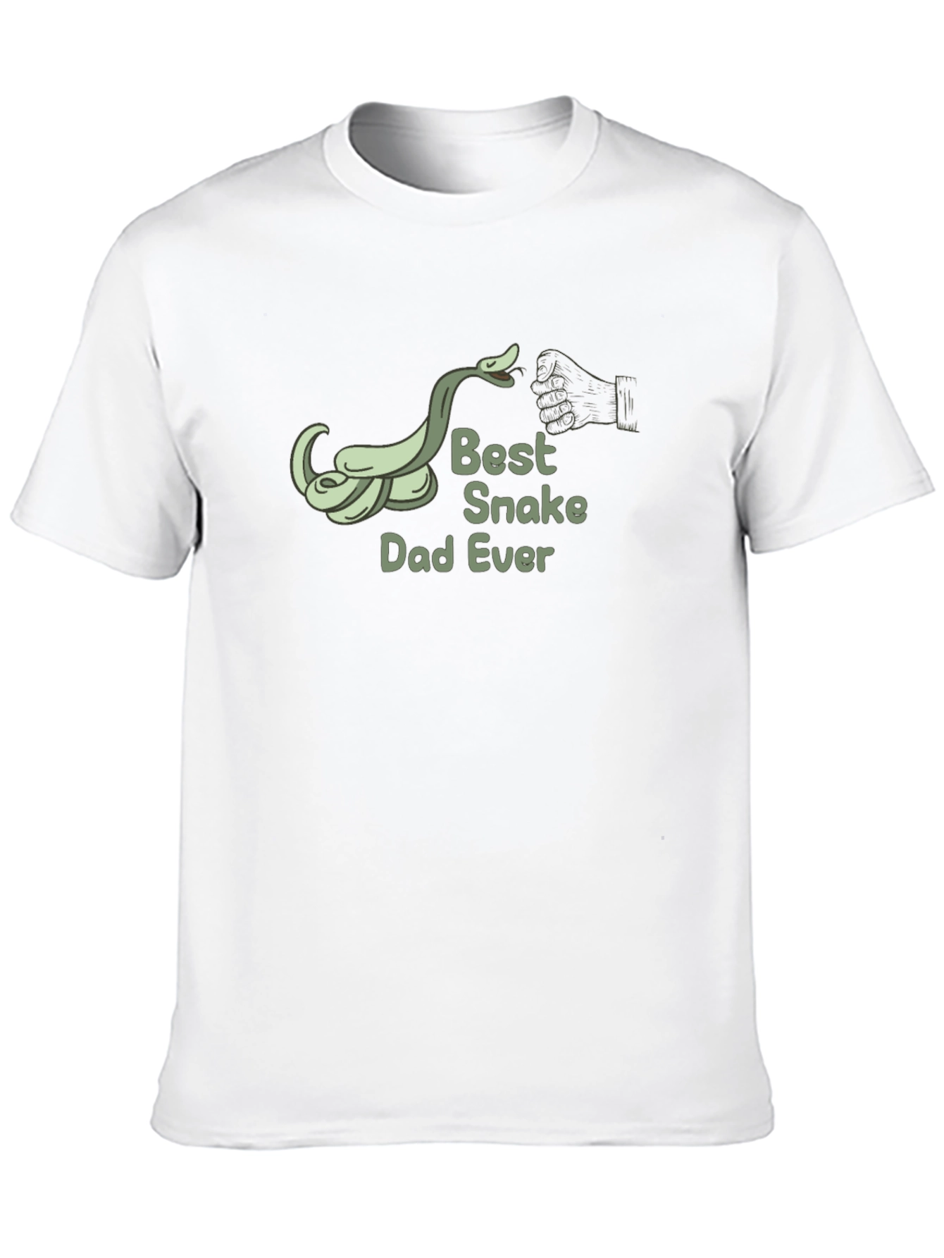 Black Best Snake Dad Ever - Graphic Tee view 10