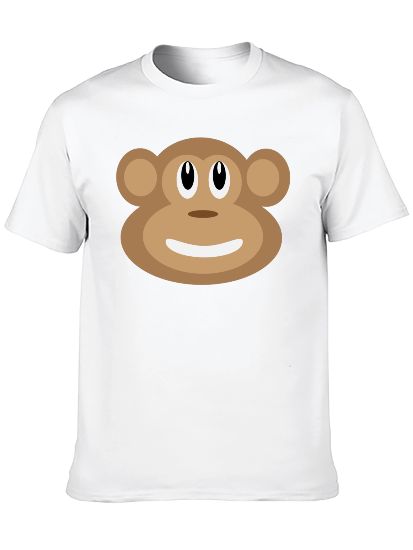 Black Monkey Face Graphic T-Shirt - Fun & Casual view 10