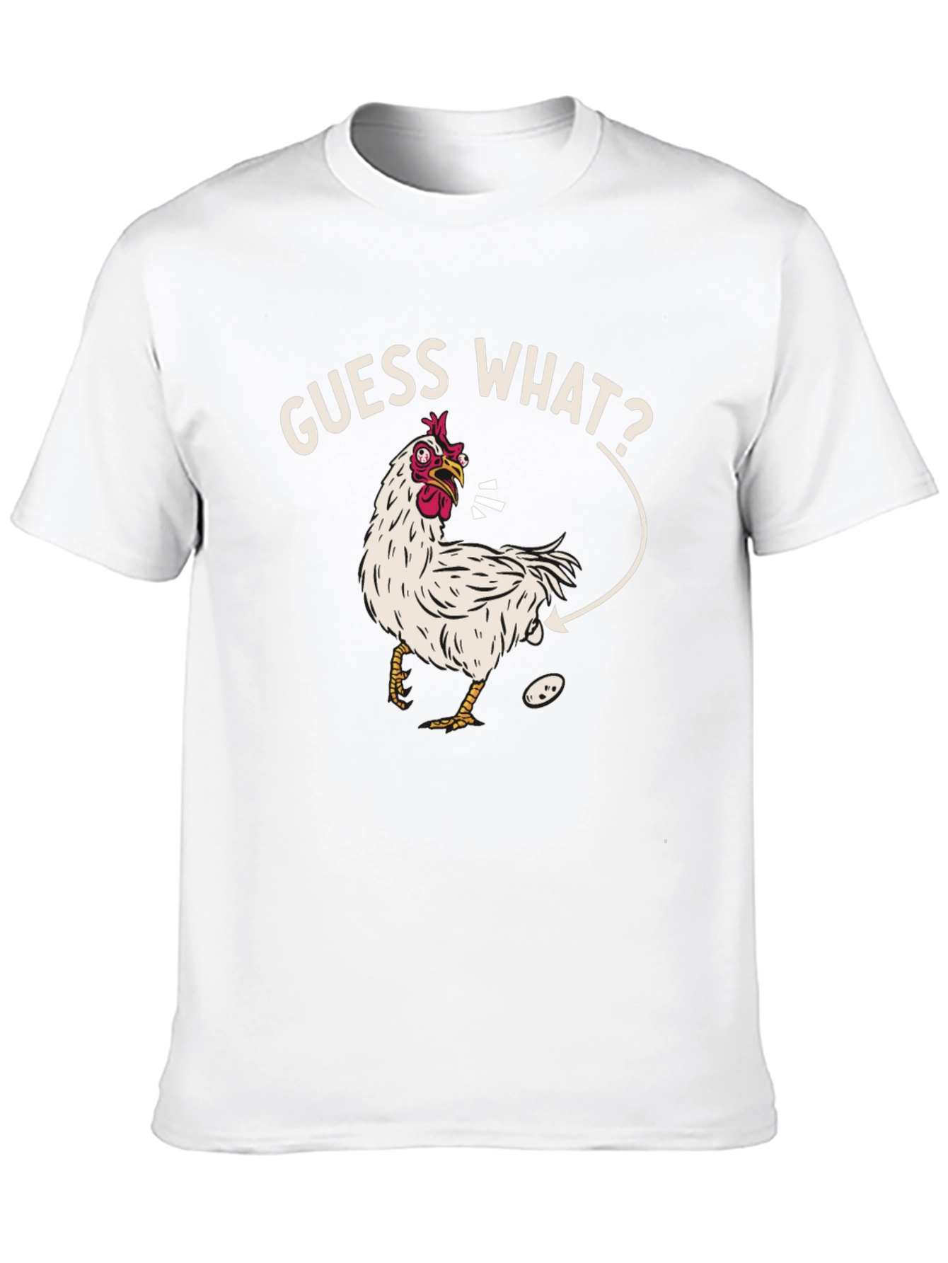 Black Guess What? Chicken T-Shirt - Funny Graphic Tee view 10