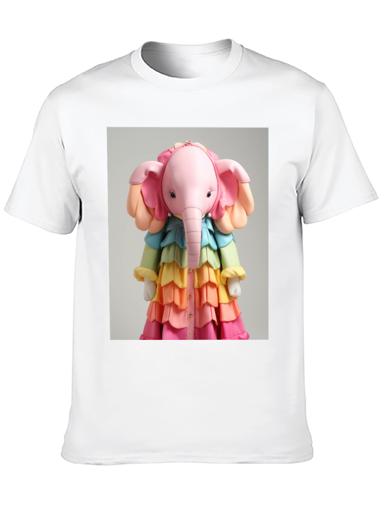 Black Elephant Puppet Graphic Tee view 10