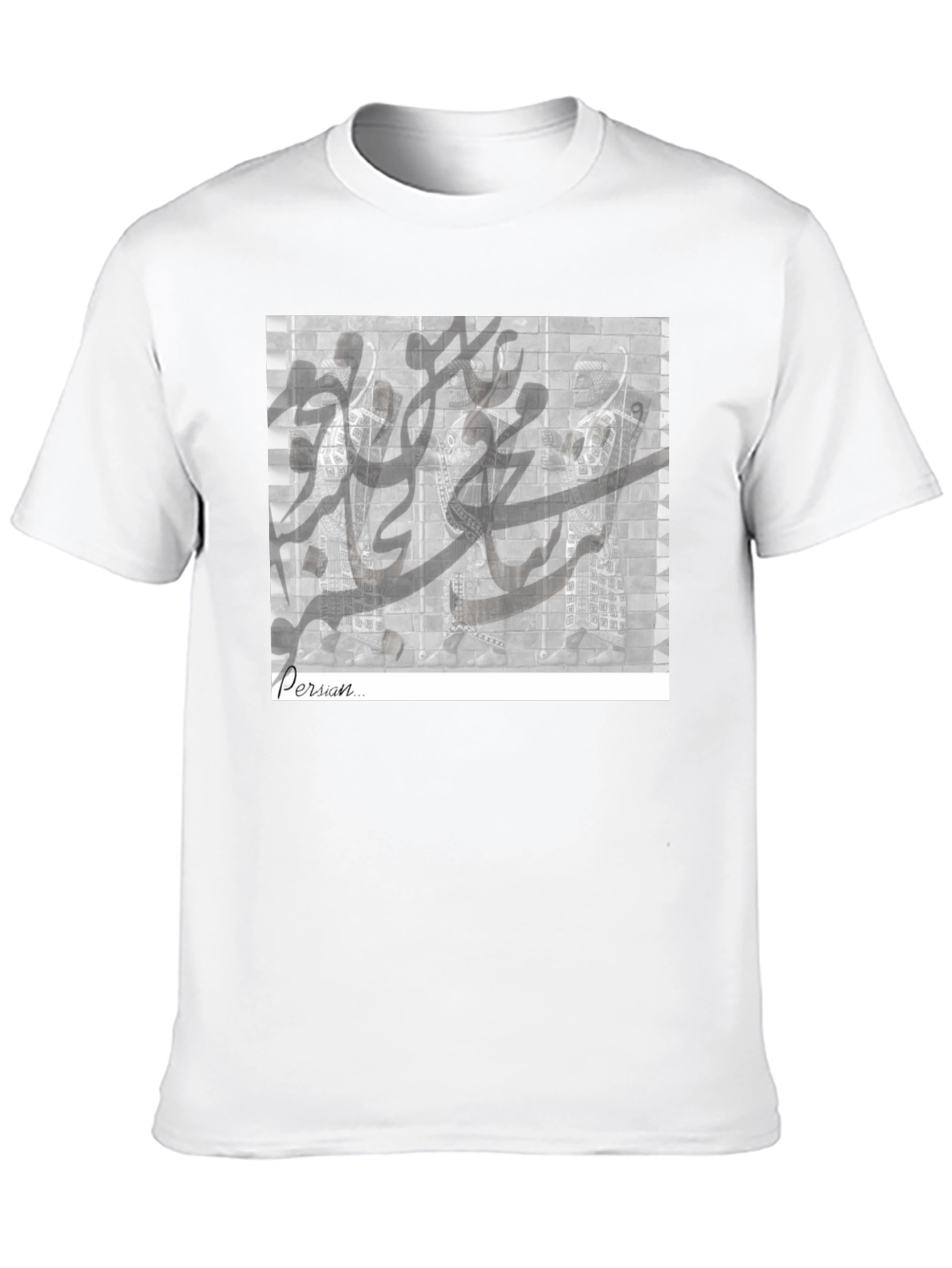 Black Persian Calligraphy Graphic T-Shirt - Unisex view 10