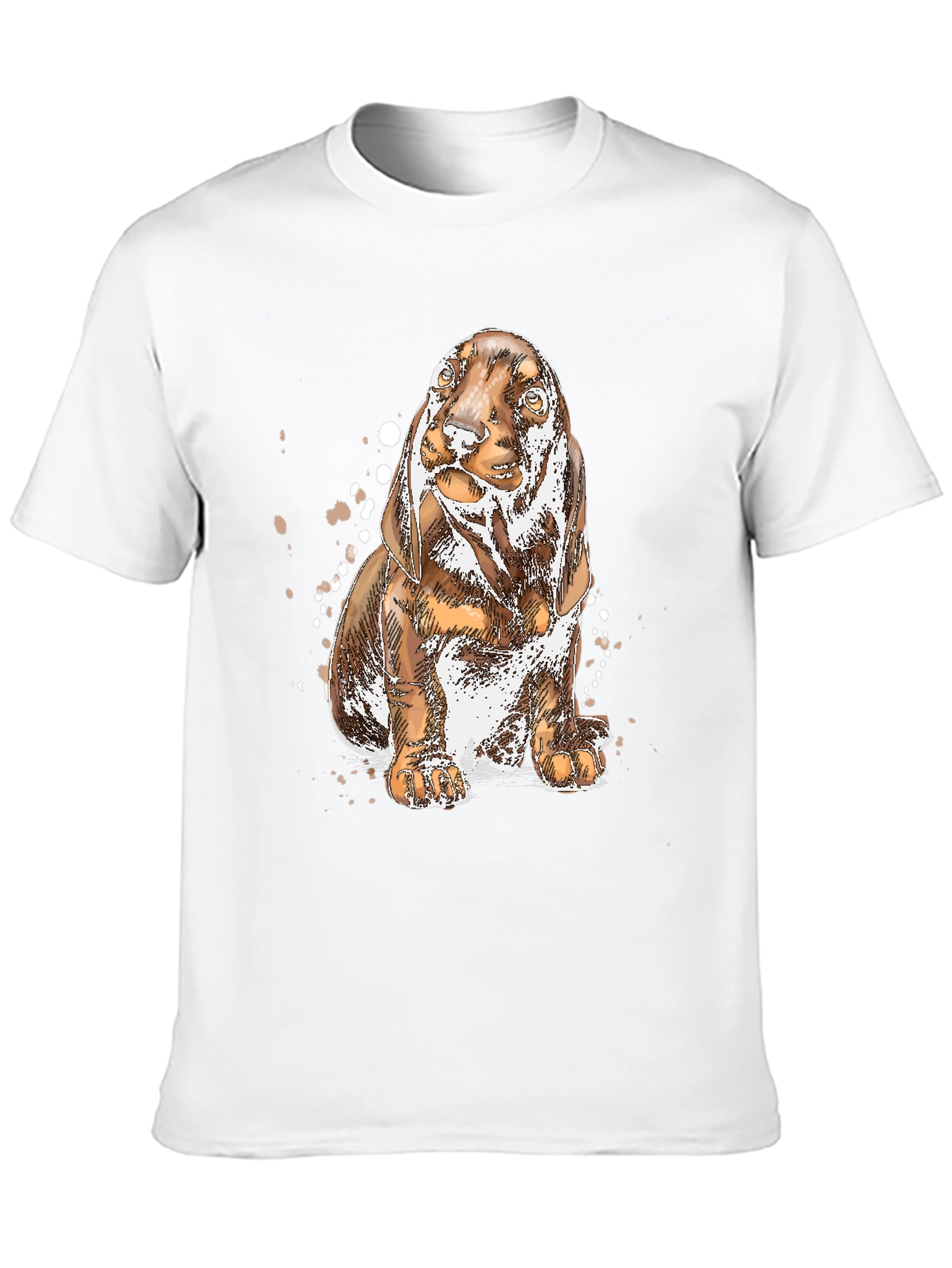 Black Dog Sketch Graphic Tee - Black view 10