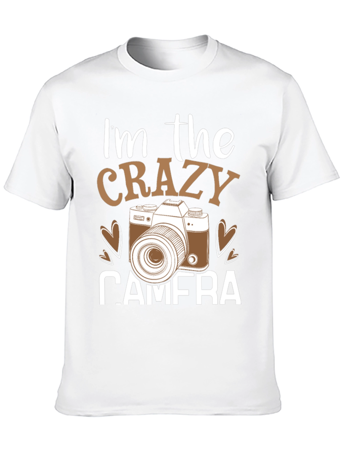 Black Crazy Camera T-Shirt - Photography Lover Gift view 10