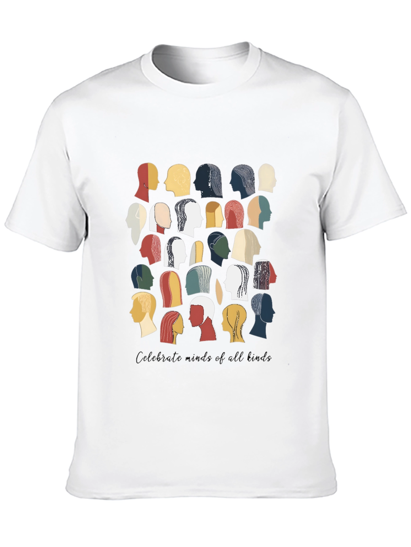 Black Diverse Minds Graphic Tee - Celebrate Inclusivity view 10